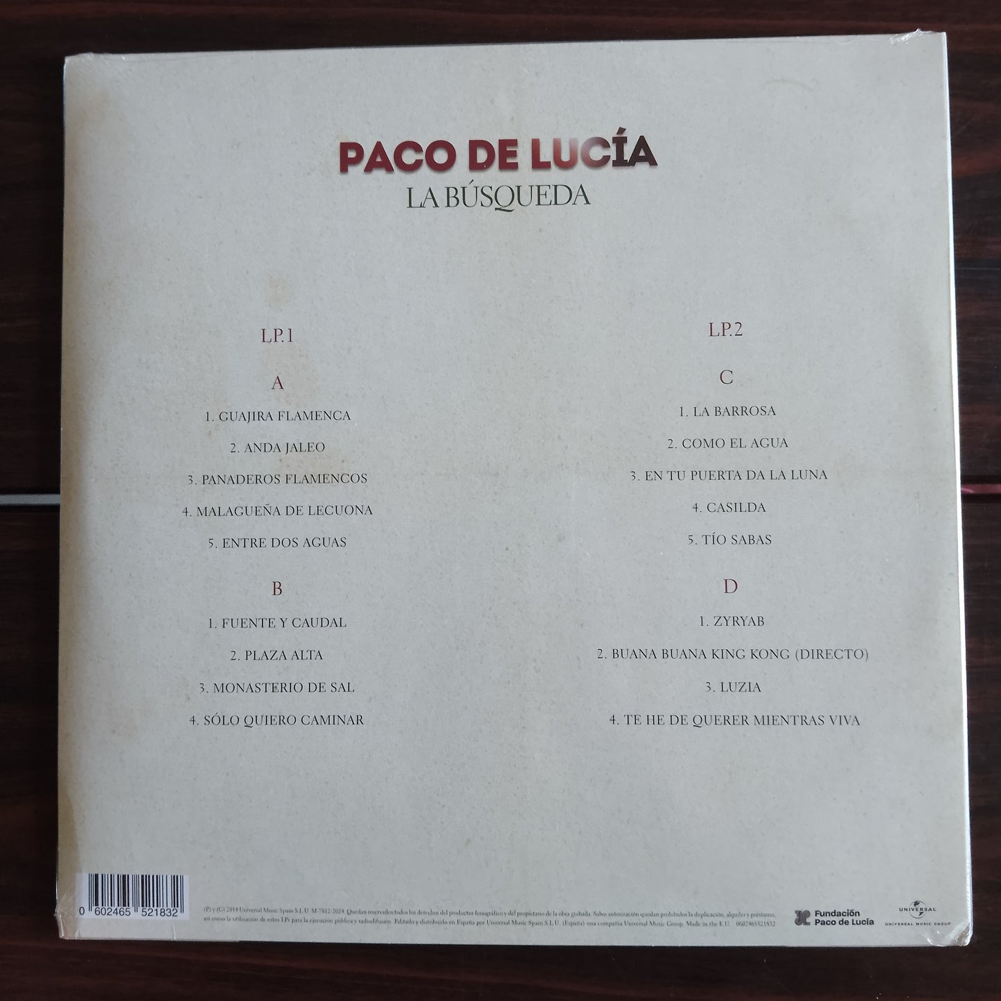 LA BUSQUEDA (VINILO DOBLE)