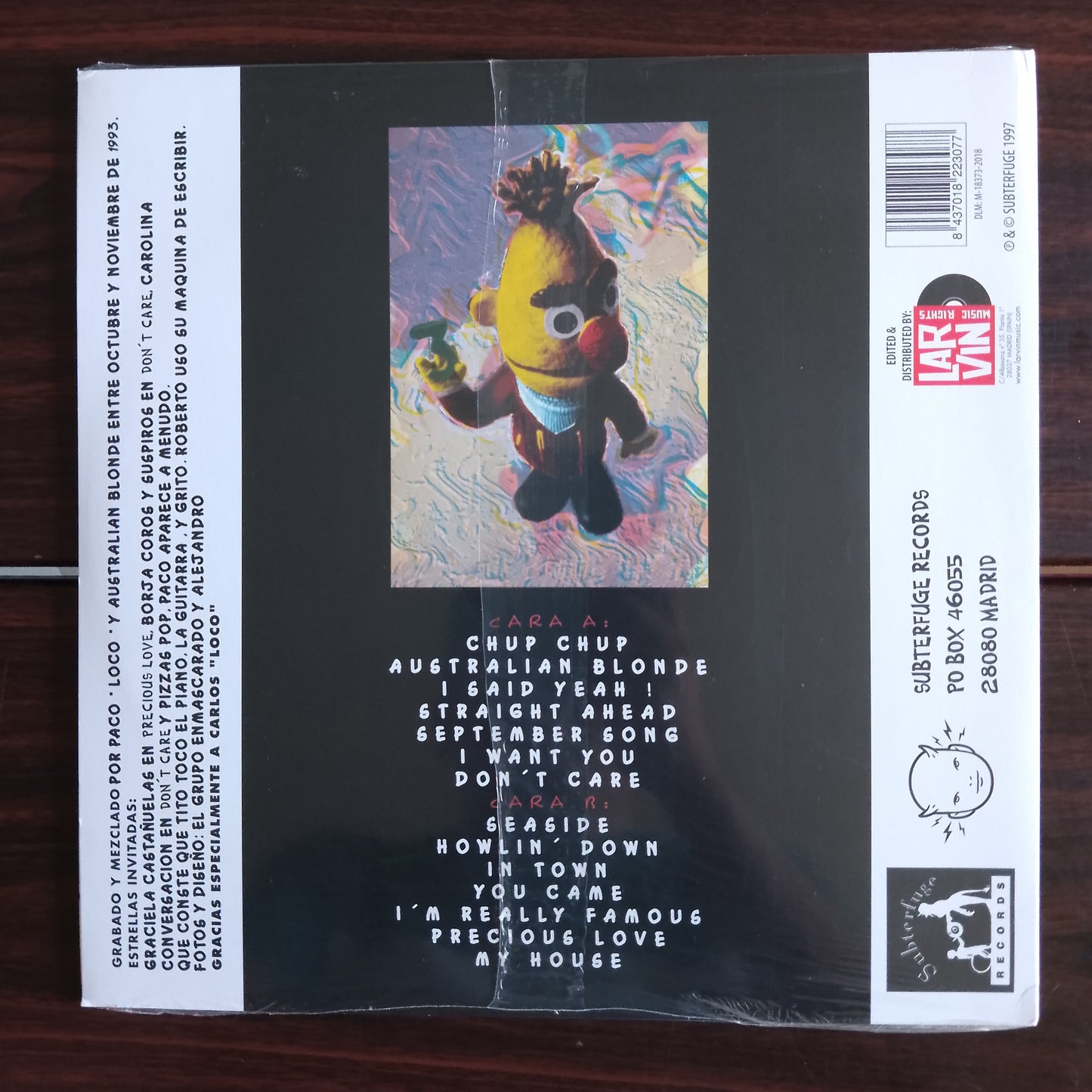 PIZZA POP (VINILO BLANCO)