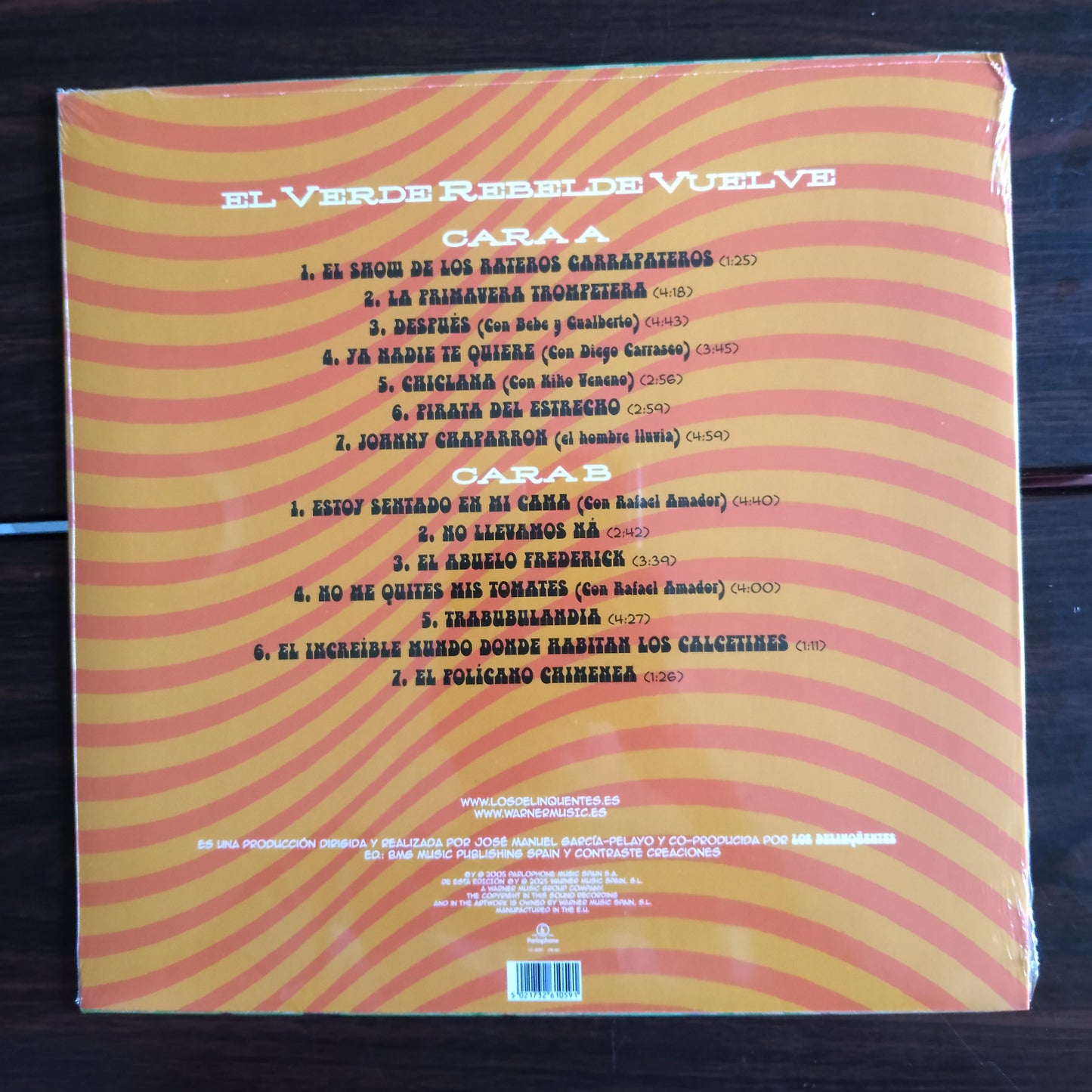 EL VERDE REBELDE VUELVE (VINILO VERDE)