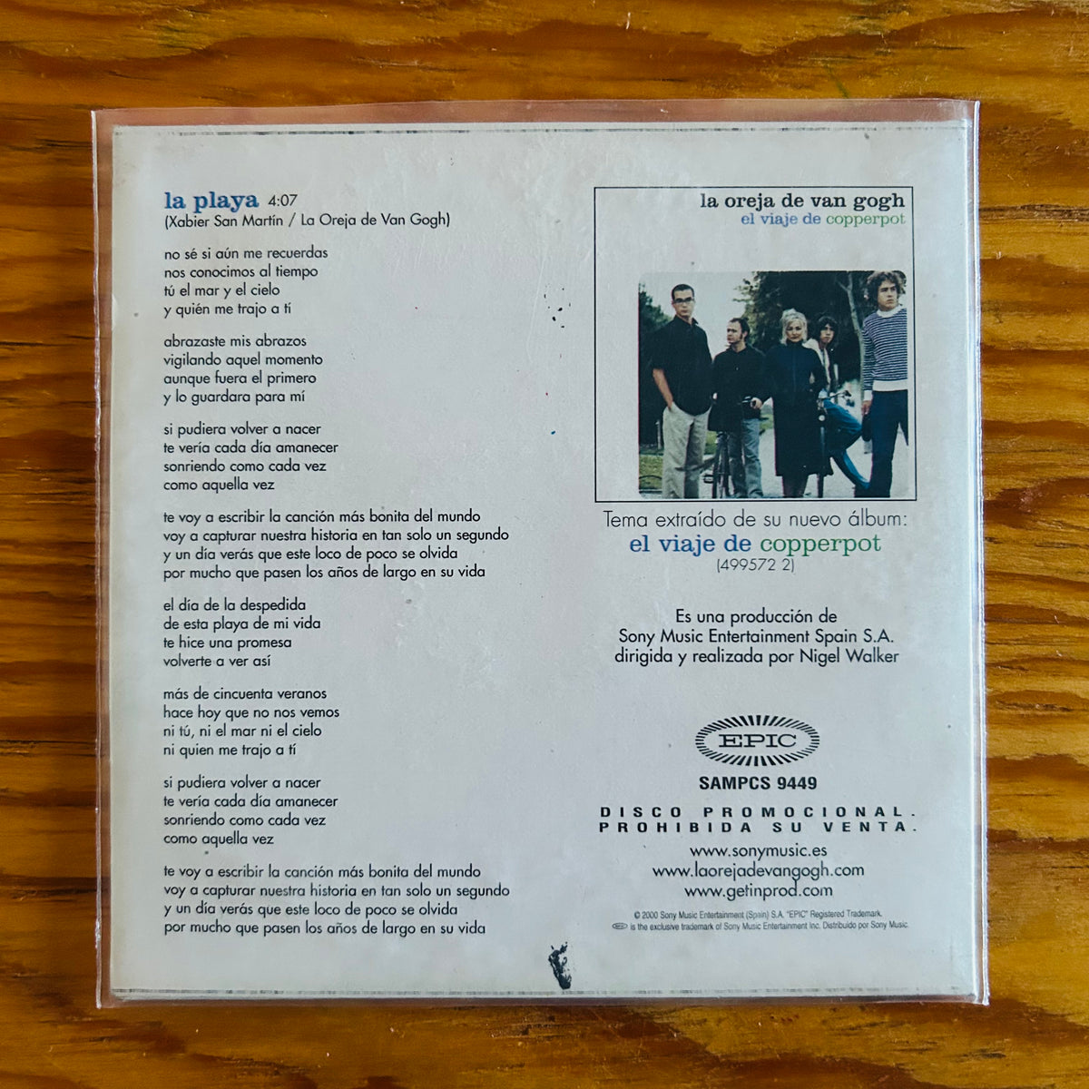 LA PLAYA (CD SINGLE)