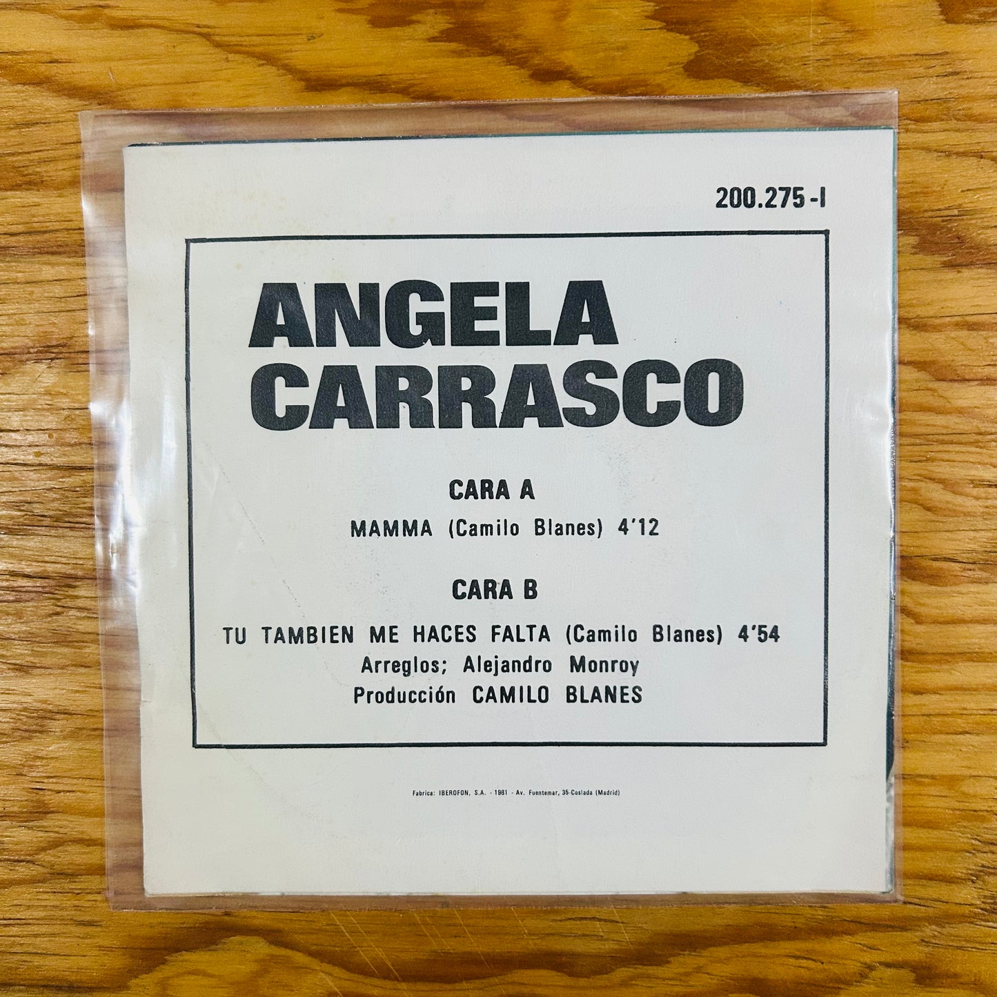 MAMMA (VINILO 7” SINGLE) (2DA MANO)