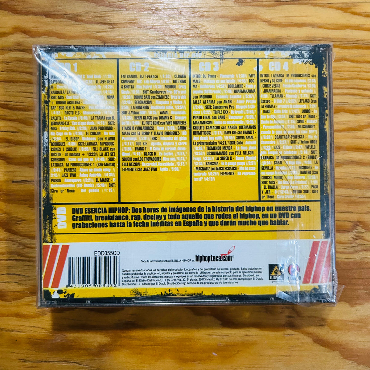 ESENCIA HIP HOP (4 CDs + DVD)