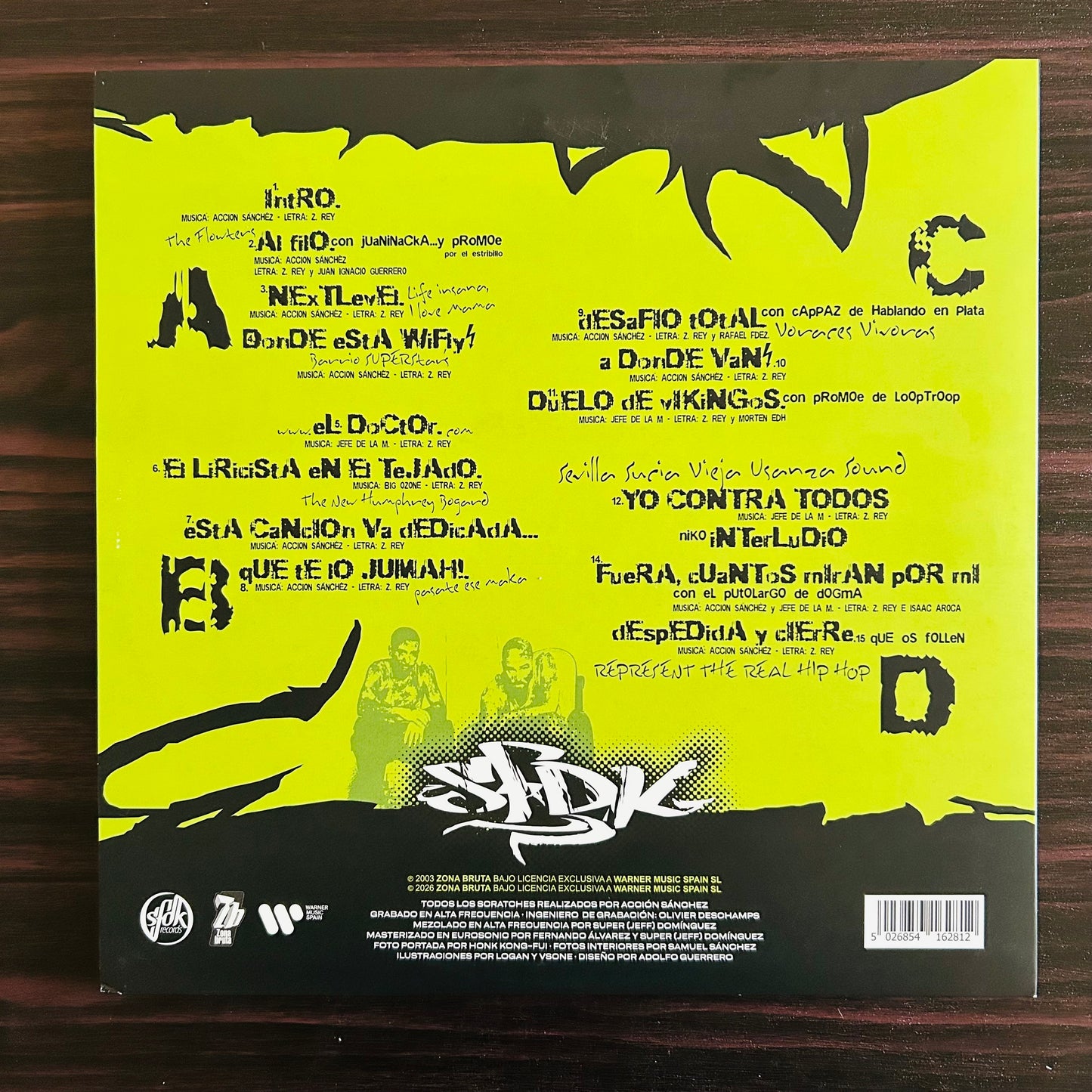 2001 ODISEA EN EL LODO (VINILO DOBLE SPLATTER FIRMADO)