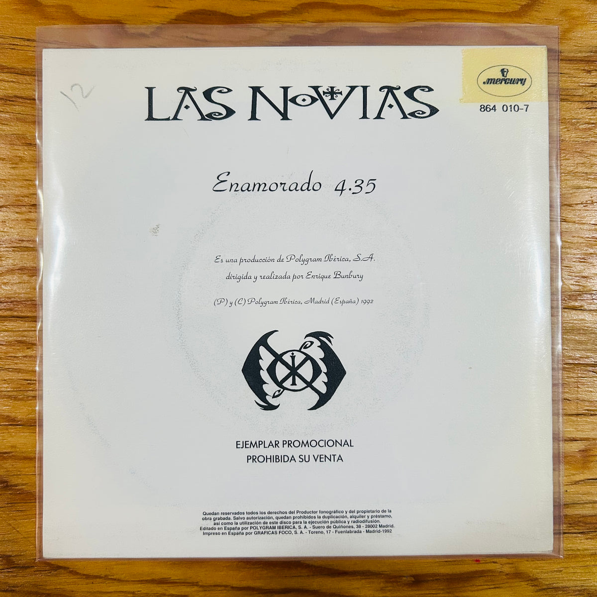 ENAMORADO (VINILO SINGLE 7”)