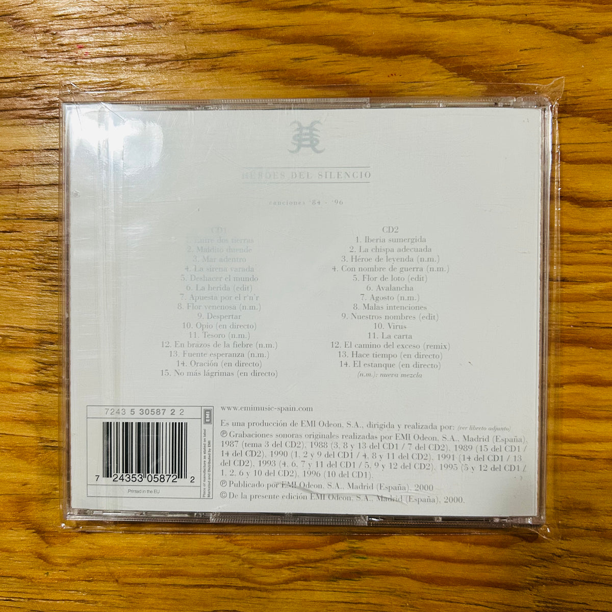 CANCIONES 84 96 (CD DOBLE) (2DA MANO)