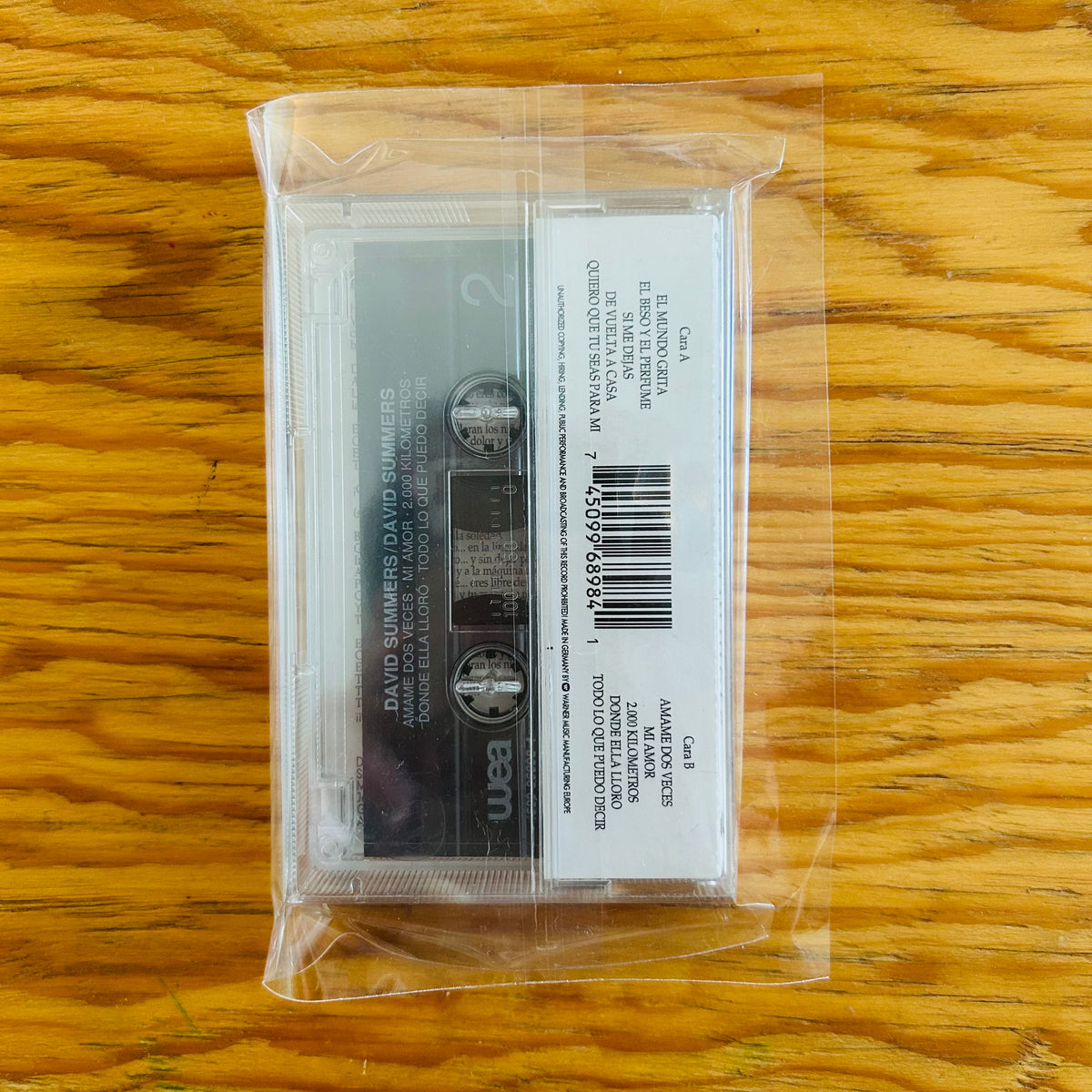 DAVID SUMMERS (CASSETTE)