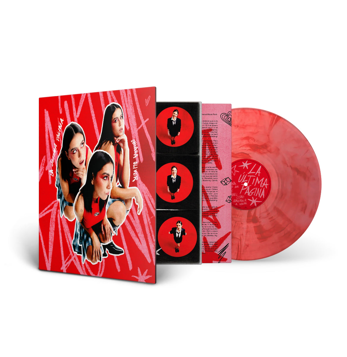 LA ÚLTIMA PÁGINA (VINILO ROJO Y ROSA)