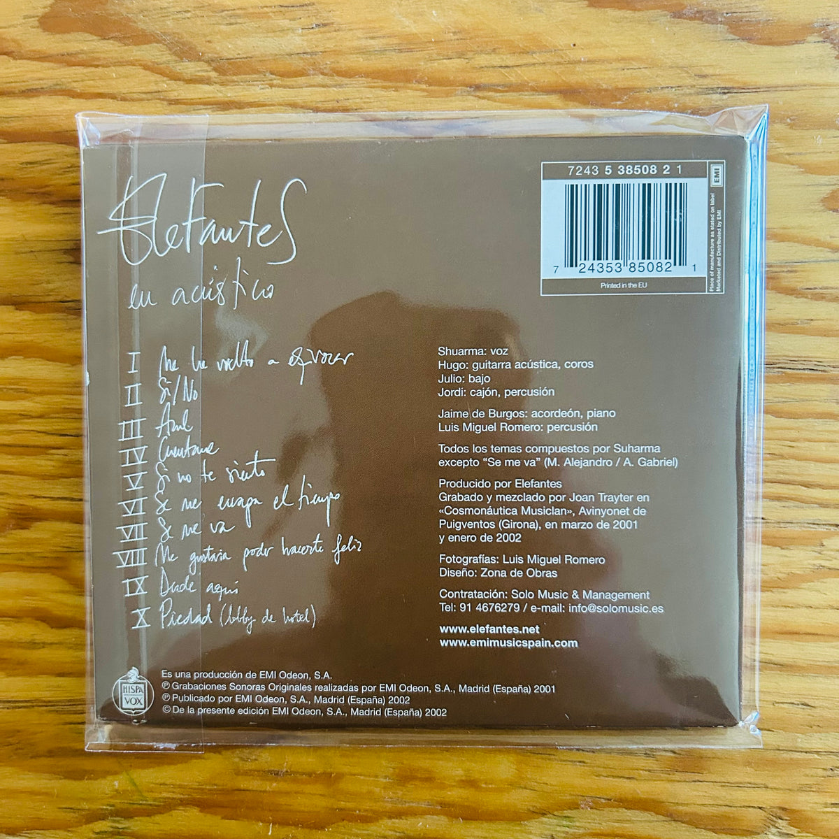 EN ACÚSTICO (CD DIGIPACK) (2DA MANO)