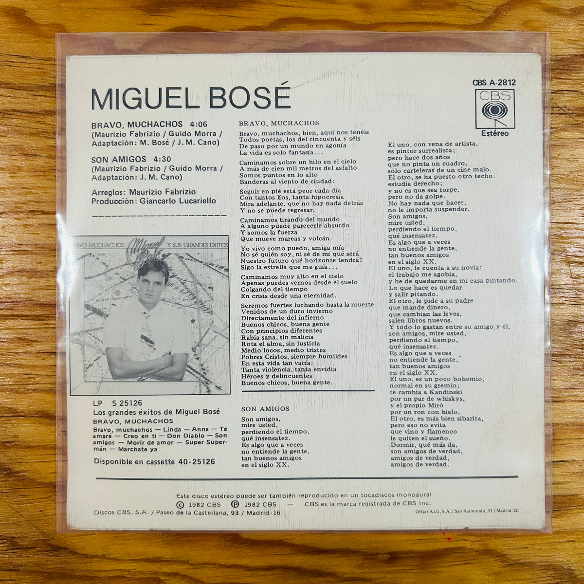 BRAVO MUCHACHOS (VINILO SINGLE 7”)