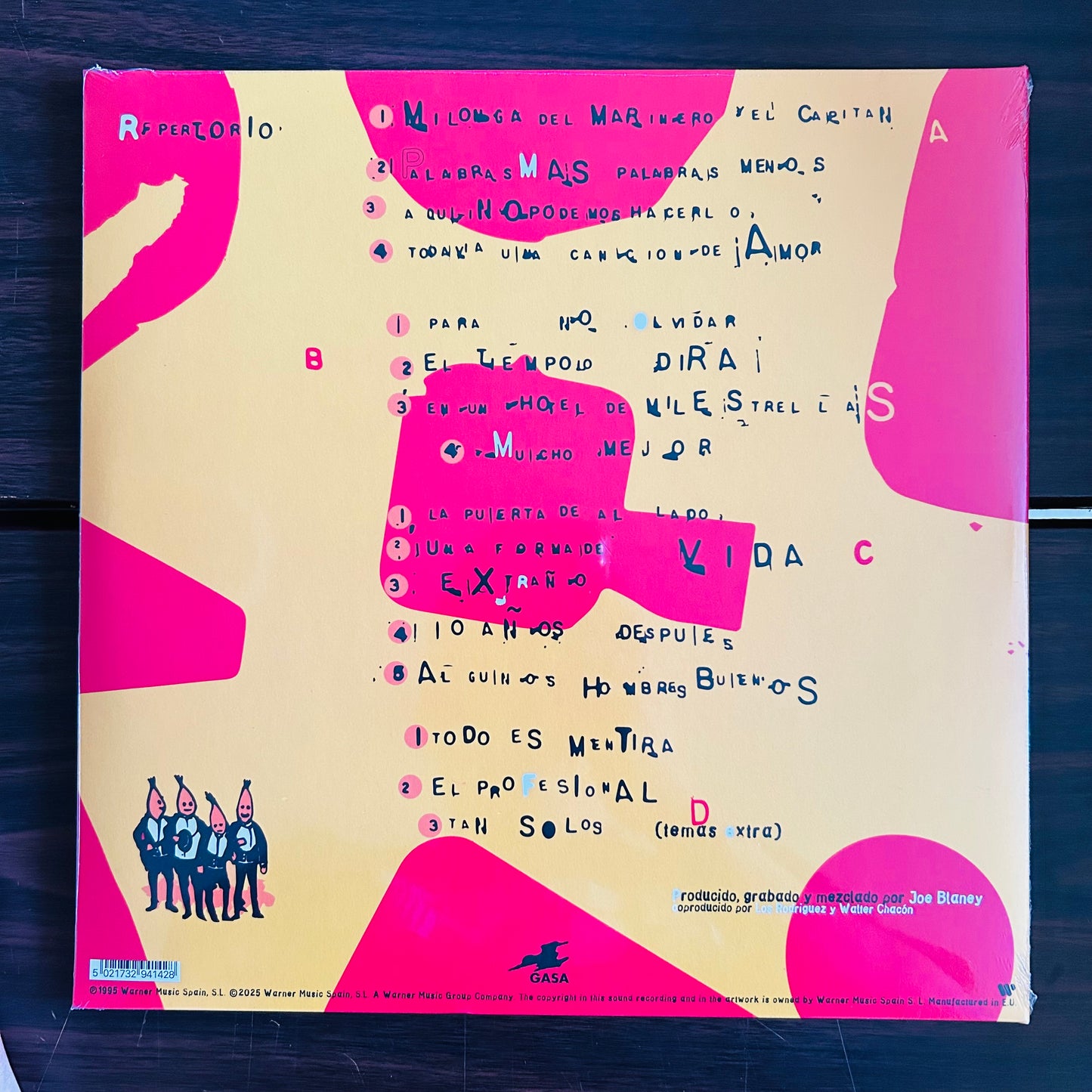 PALABRAS MÁS, PALABRAS MENOS (VINILO DOBLE ROJO Y NARANJA)