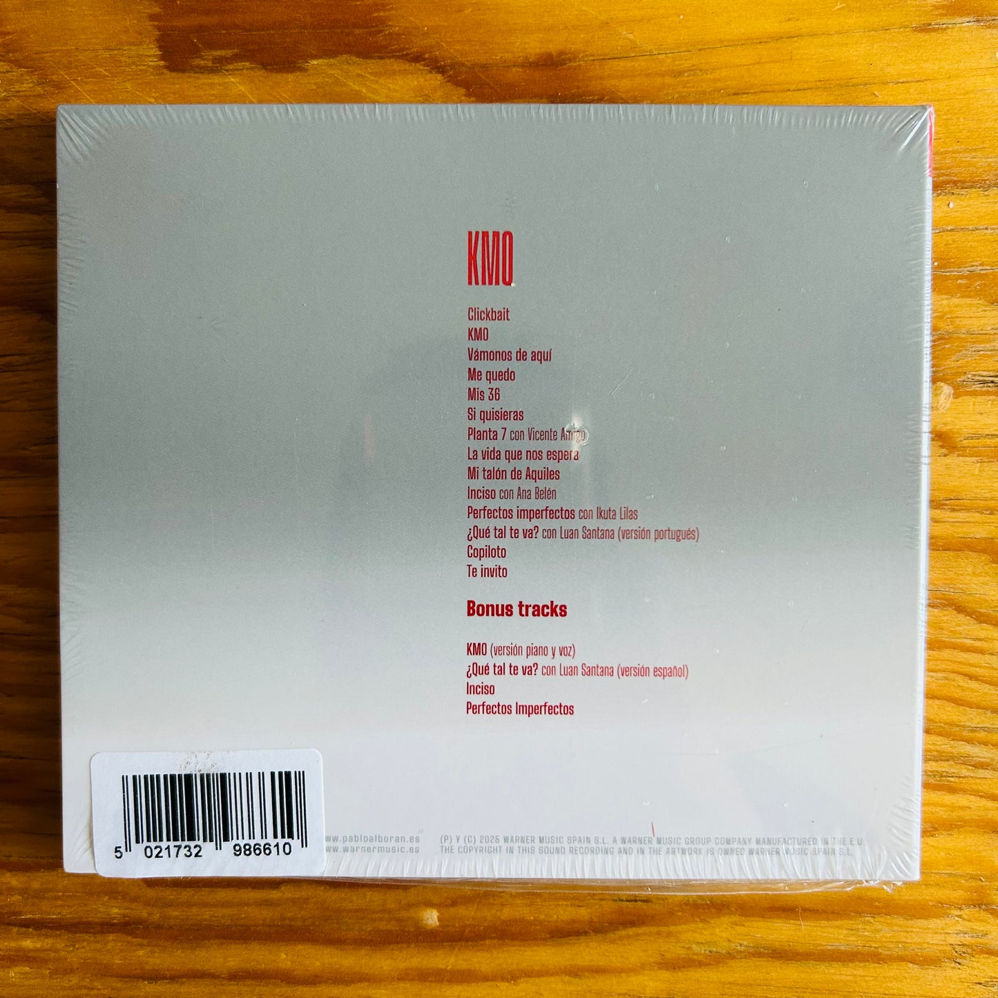 KM0 (CD DIGIPACK + POSTAL FIRMADA)