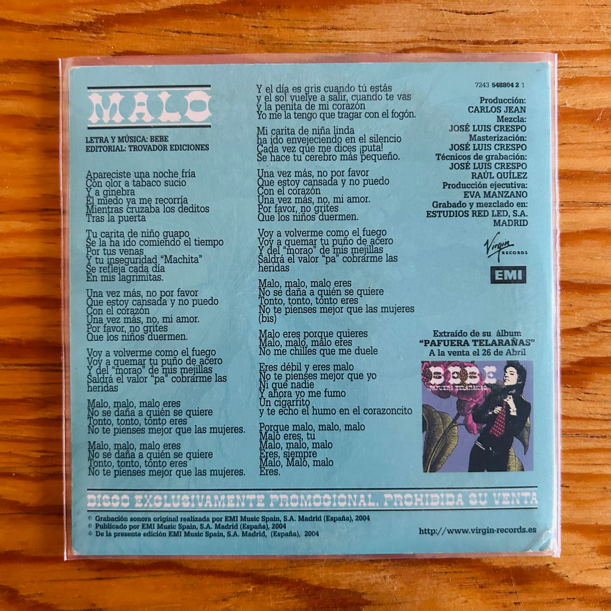 MALO (CD SINGLE)