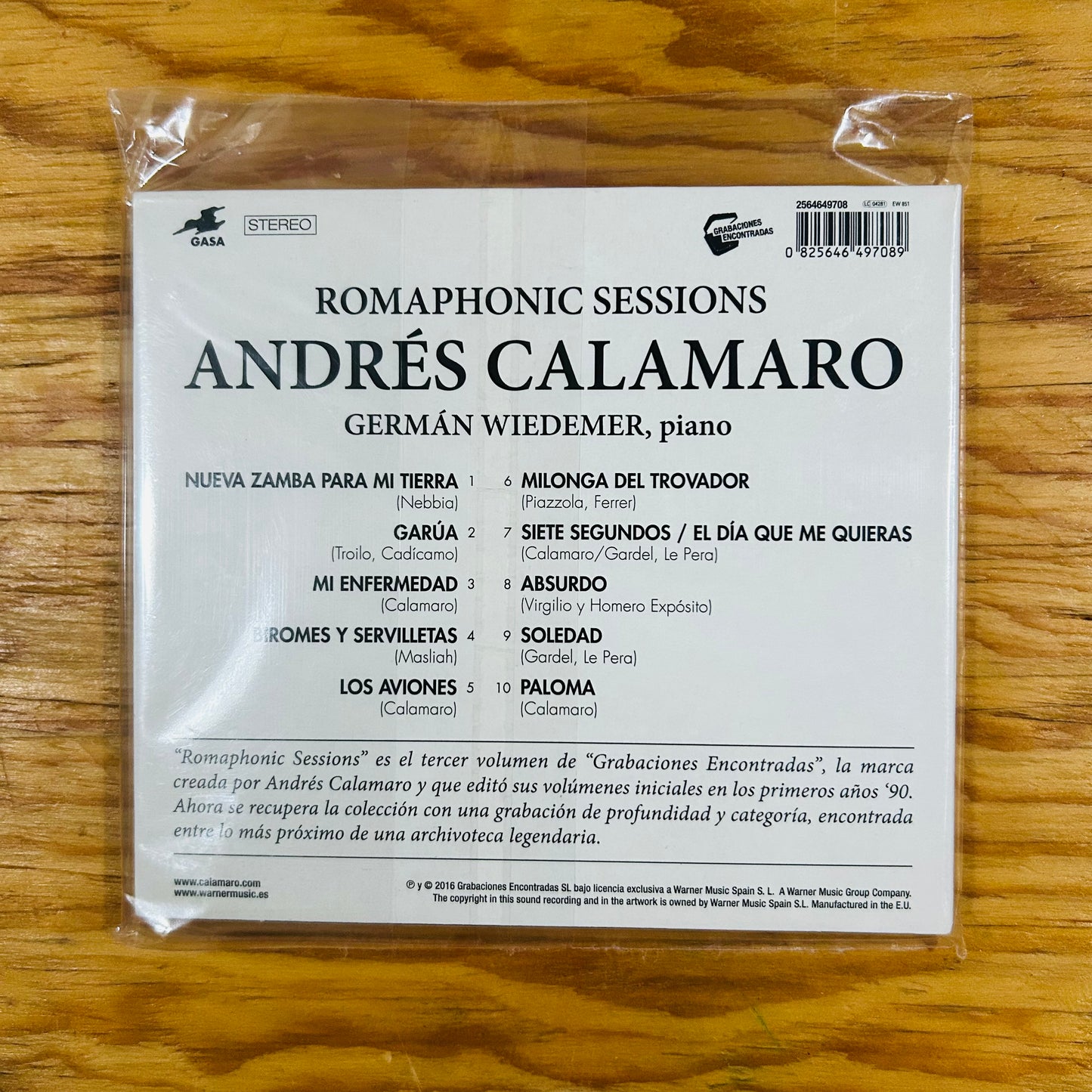 ROMAPHONIC SESSIONS (2DA MANO)