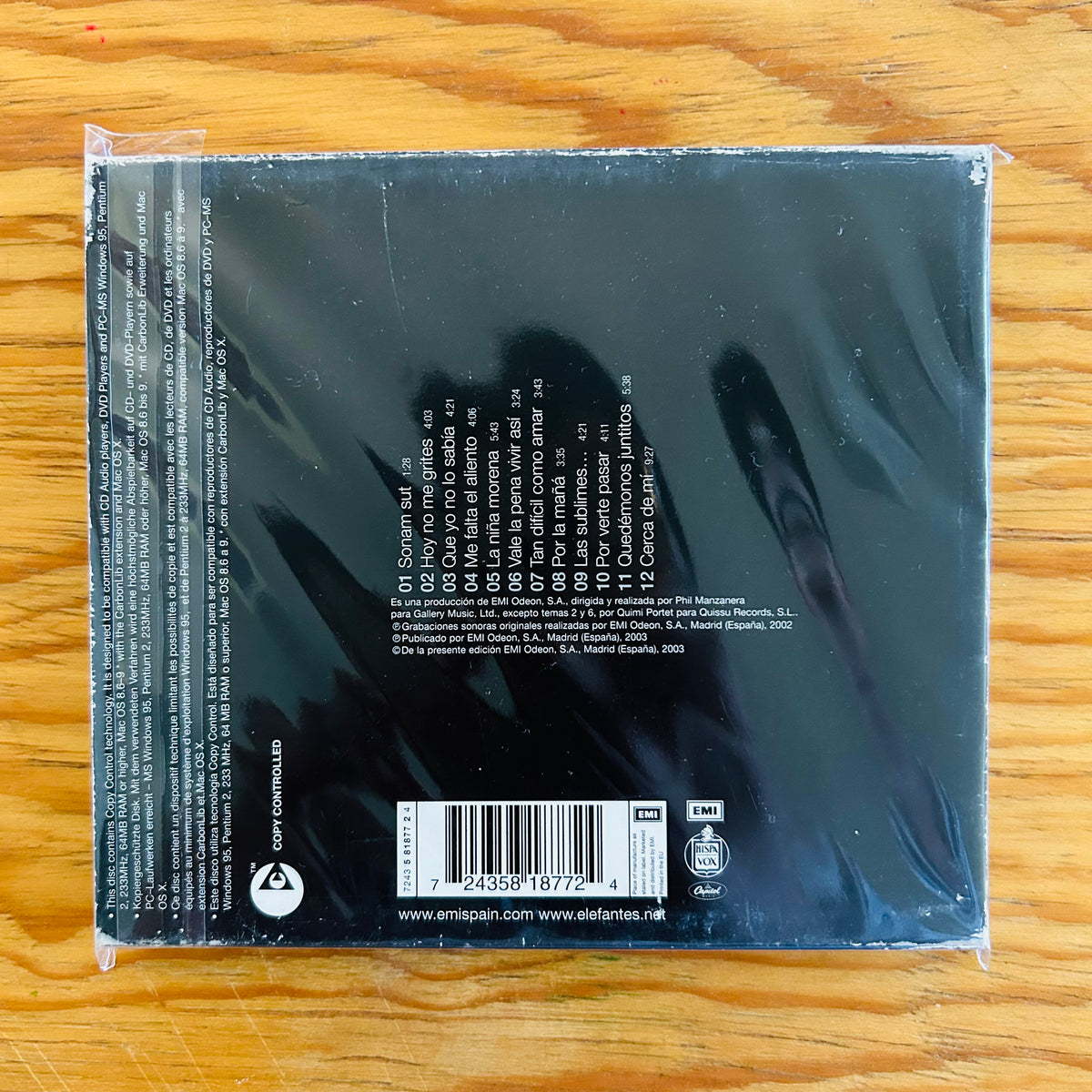 LA FORMA DE MOVER TUS MANOS (CD) (2DA MANO)
