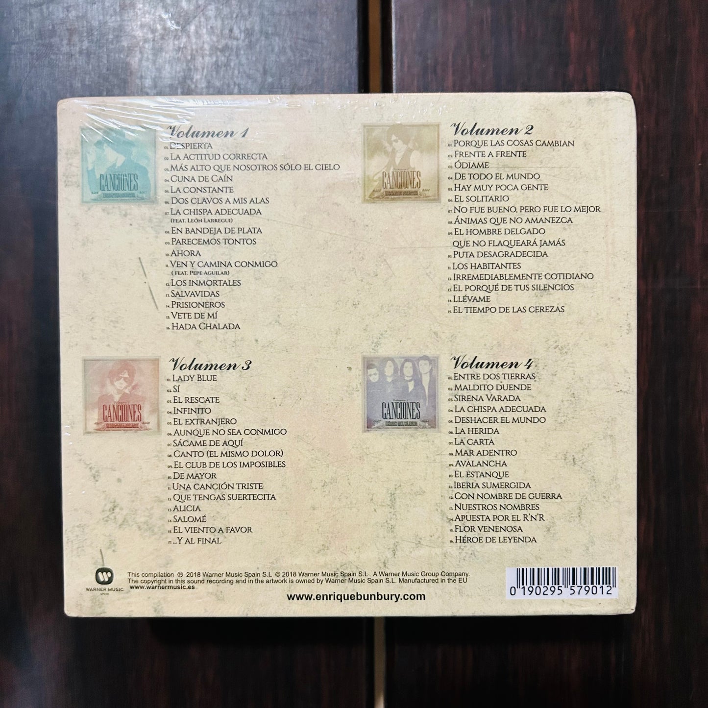CANCIONES 1987-2017 (BOX 4 CDS + LIBRO)
