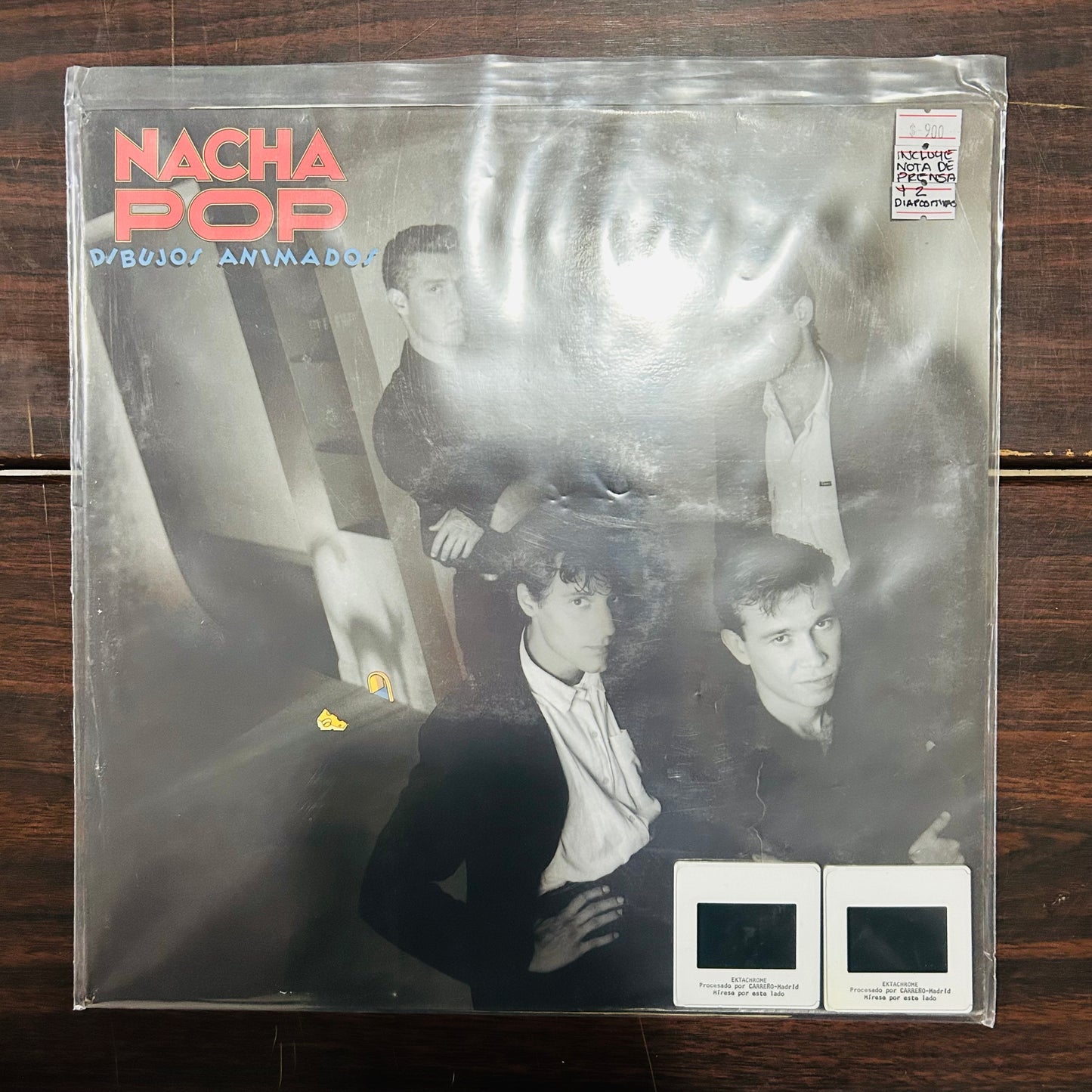 DIBUJOS ANIMADOS (VINILO + NOTA DE PRENSA + 2 DIAPOSITIVAS) (2DA MANO)