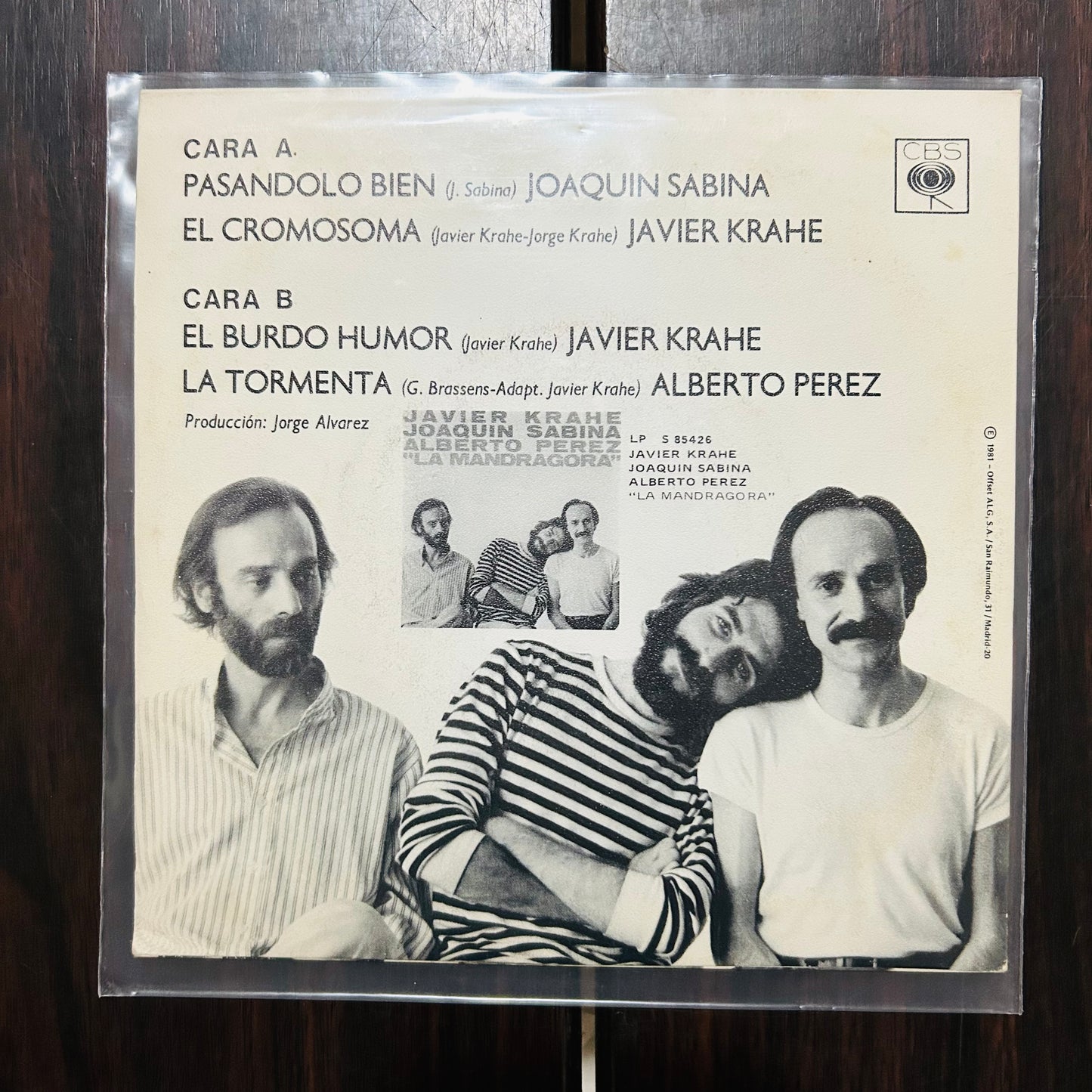 LA MANDRAGORA (VINILO  SINGLE 7”) (2DA MANO)