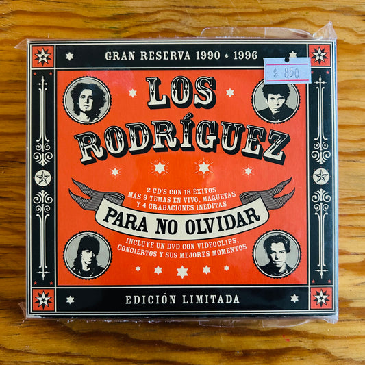 PARA NO OLVIDAR GRAN RESERVA 1990 1996 (CD DOBLE + DVD) (2DA MANO)
