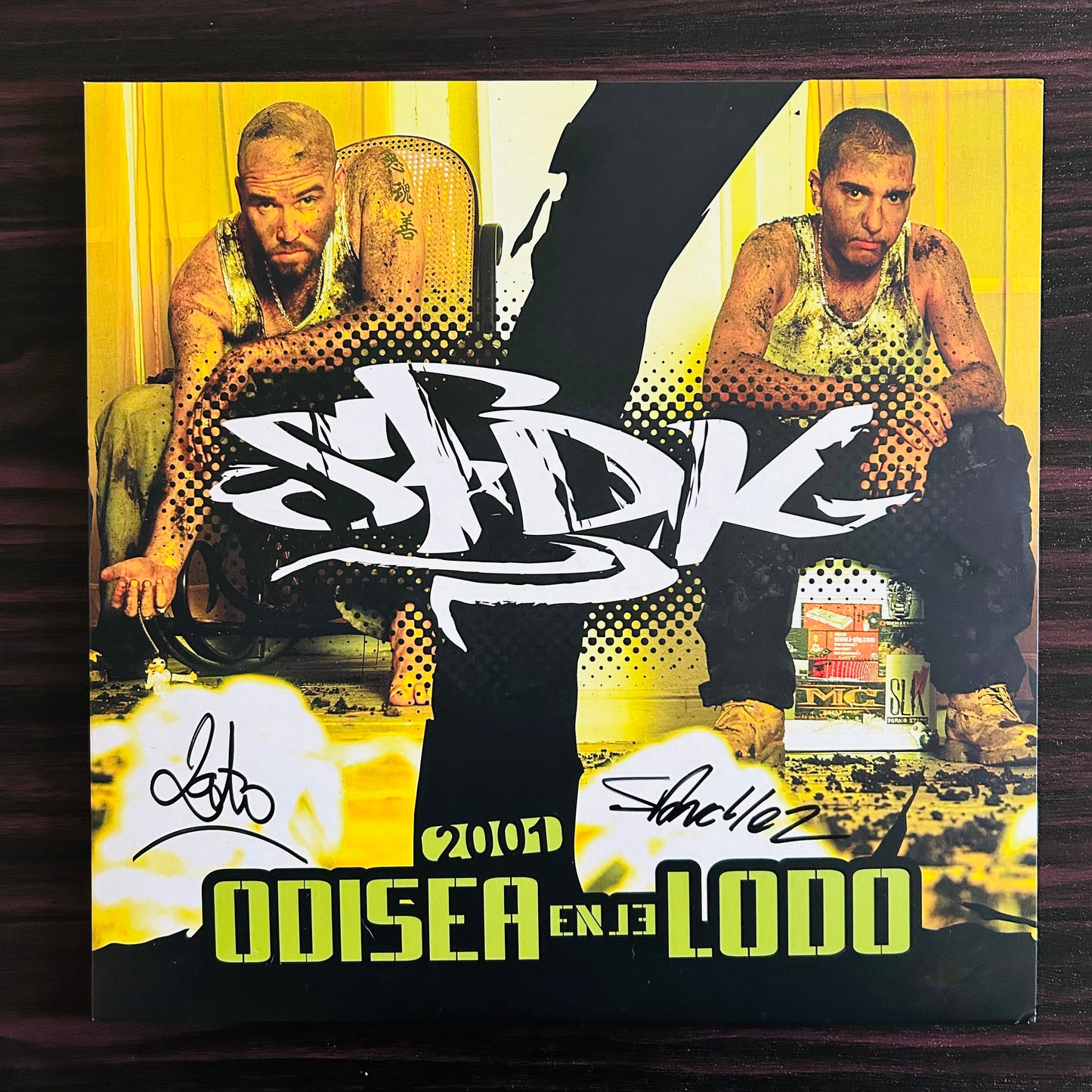 2001 ODISEA EN EL LODO (VINILO DOBLE SPLATTER FIRMADO)