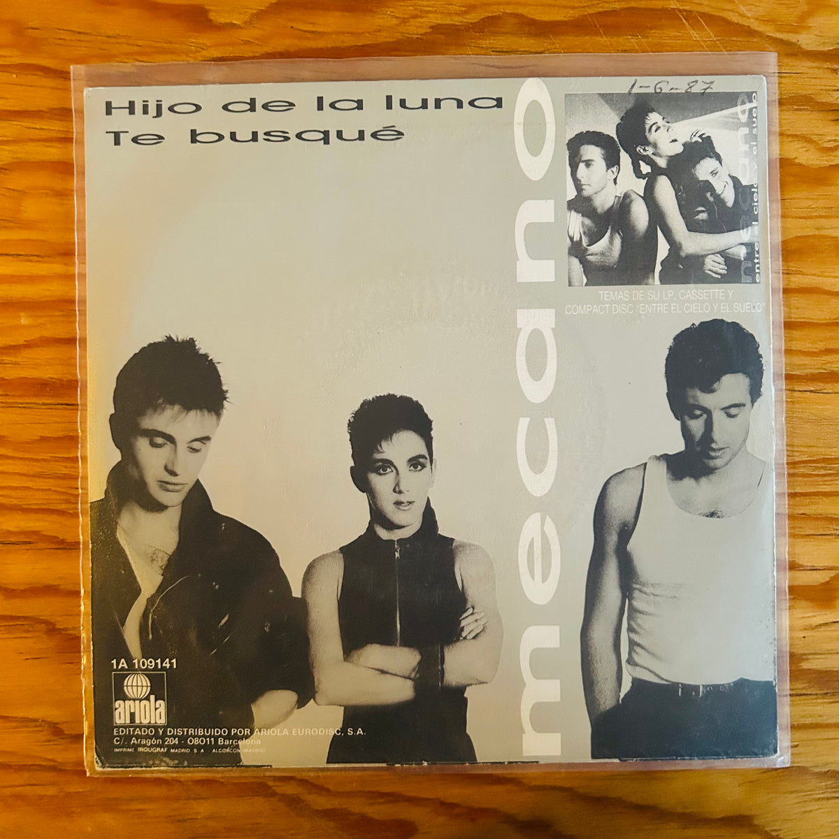 HIJO DE LA LUNA (VINILO SINGLE 7”)