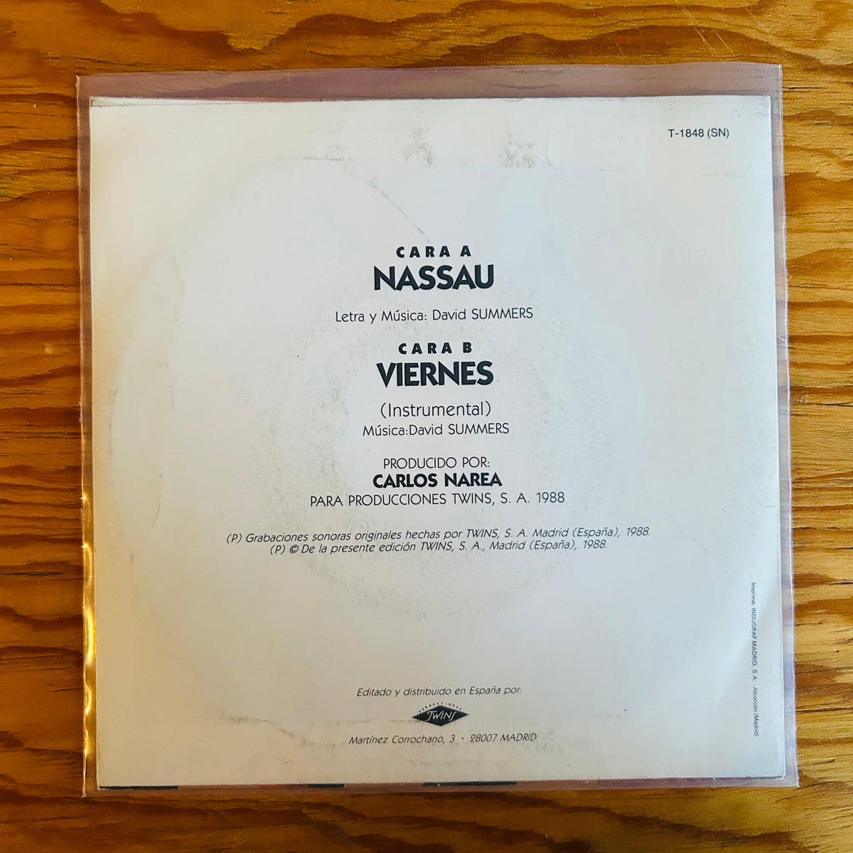 NASSAU (VINILO SINGLE 7”)