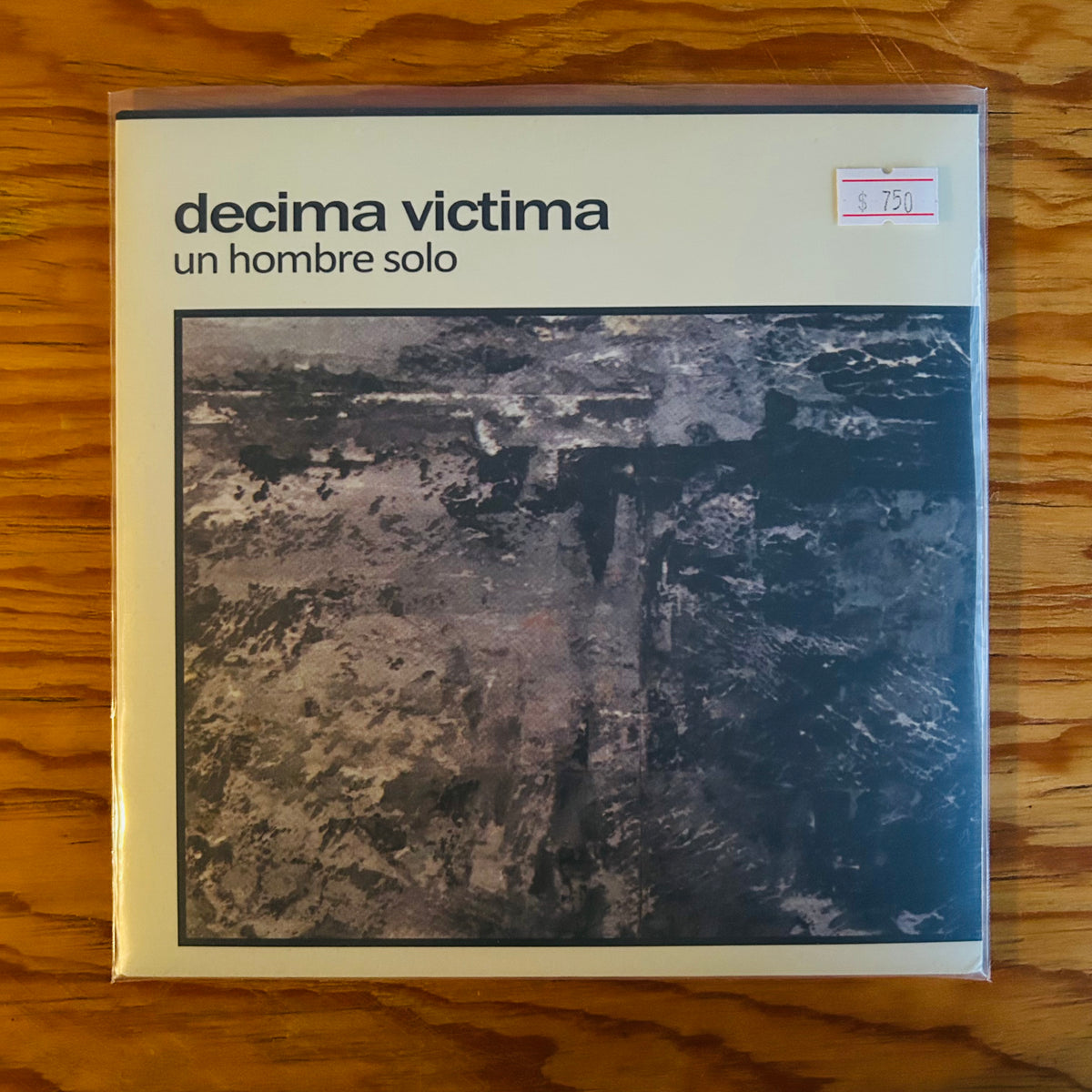 UN HOMBRE SOLO (VINILO SINGLE 7”)
