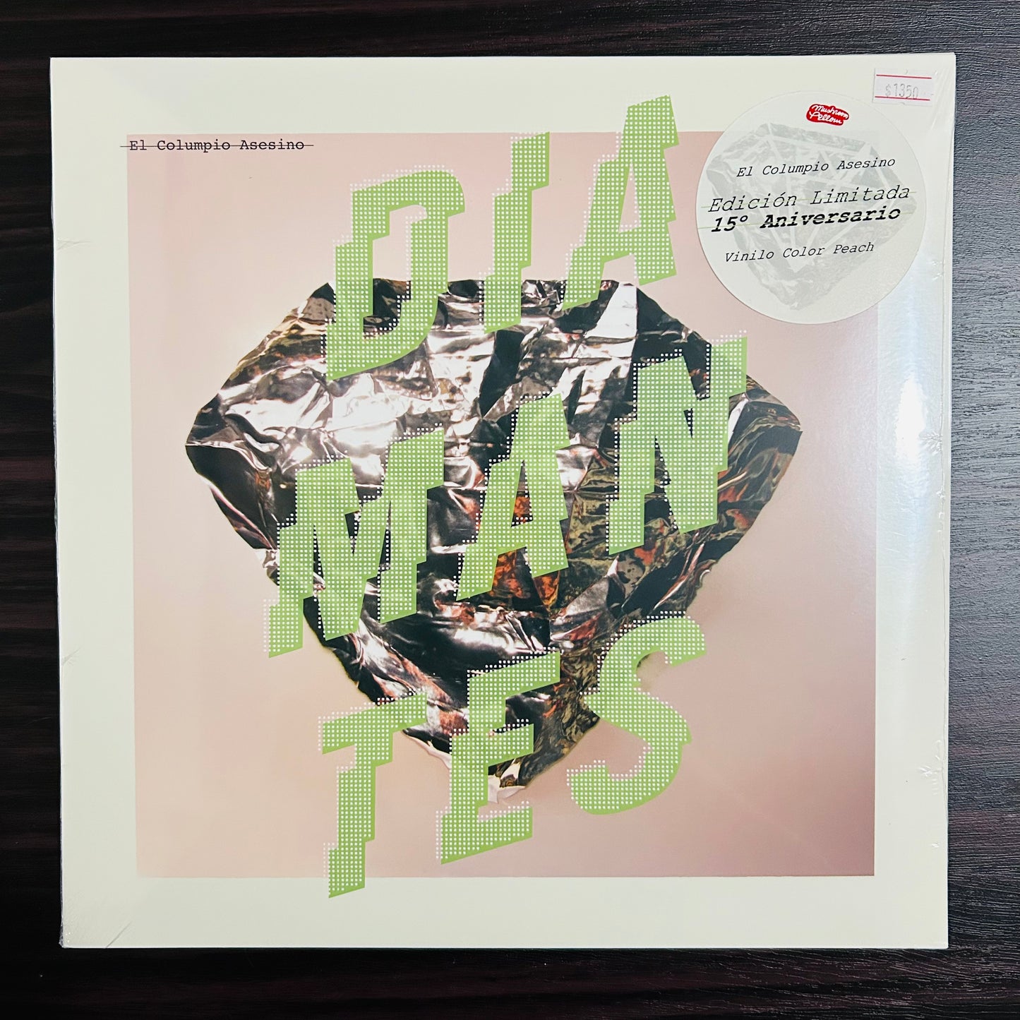 DIAMANTES 15 ANIVERSARIO (VINILO COLOR DURAZNO)
