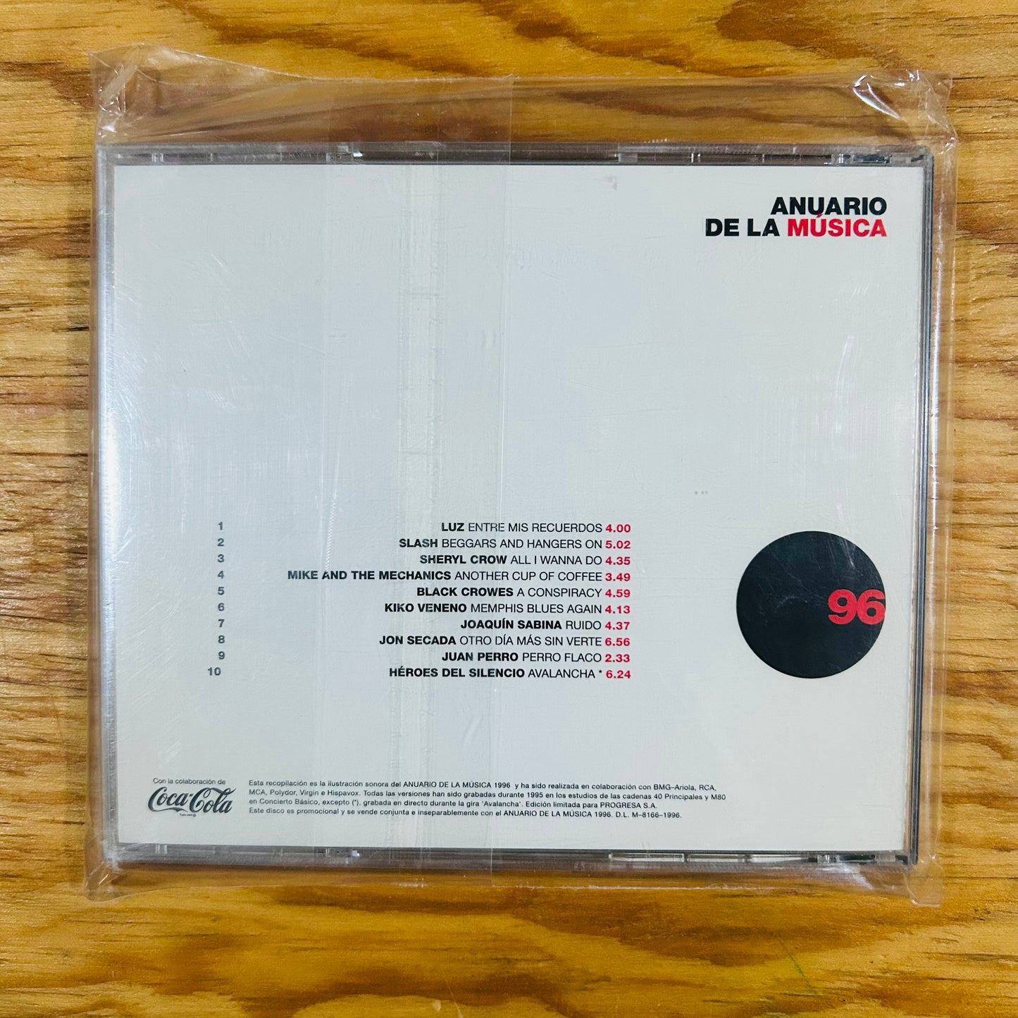 ANUARIO DE LA MÚSICA 1996 (2DA MANO)