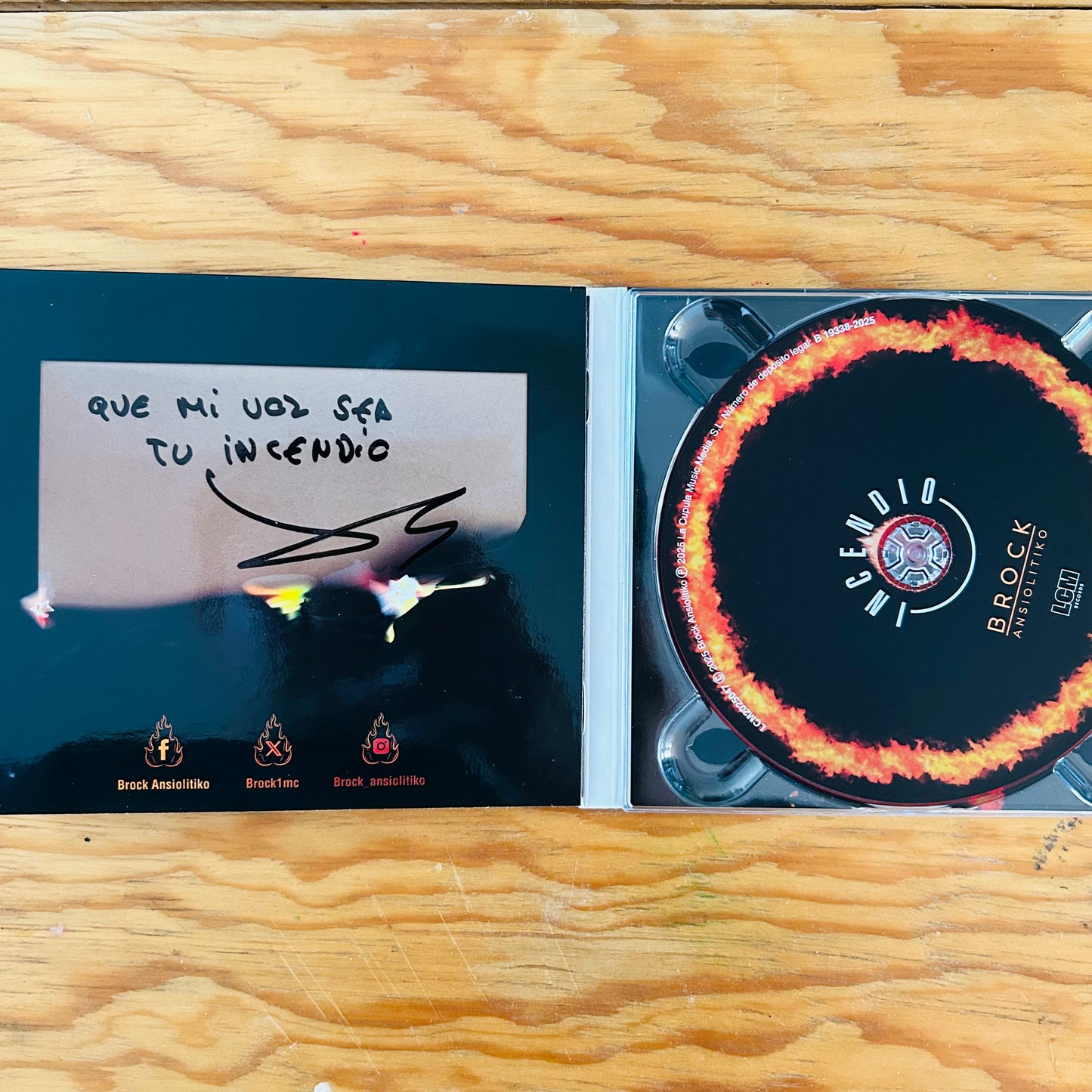 INCENDIO (CD FIRMADO)