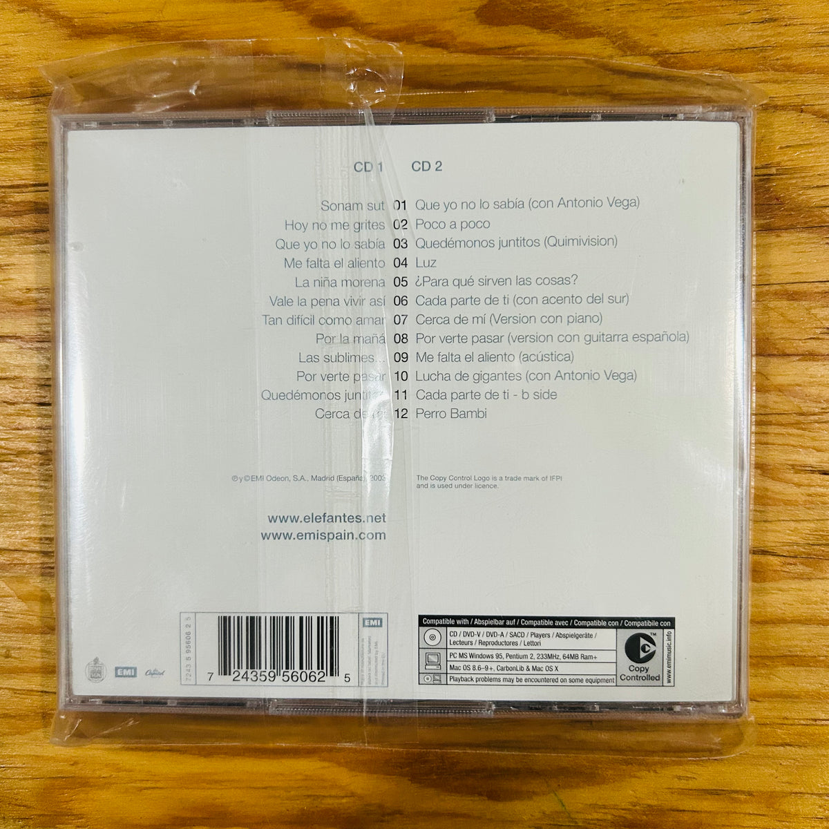 LA FORMA DE MOVER TUS MANOS… Y OTROS PAISAJES (CD DOBLE) (2DA MANO)