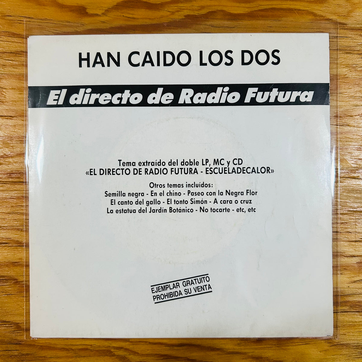 HAN CAÍDO LOS DOS (VINILO SINGLE 7”)