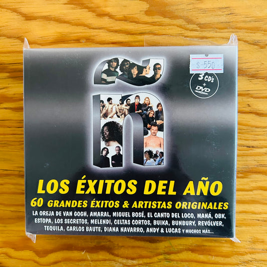 LOS ÉXITOS DEL AÑO (CD TRIPLE + DVD)
