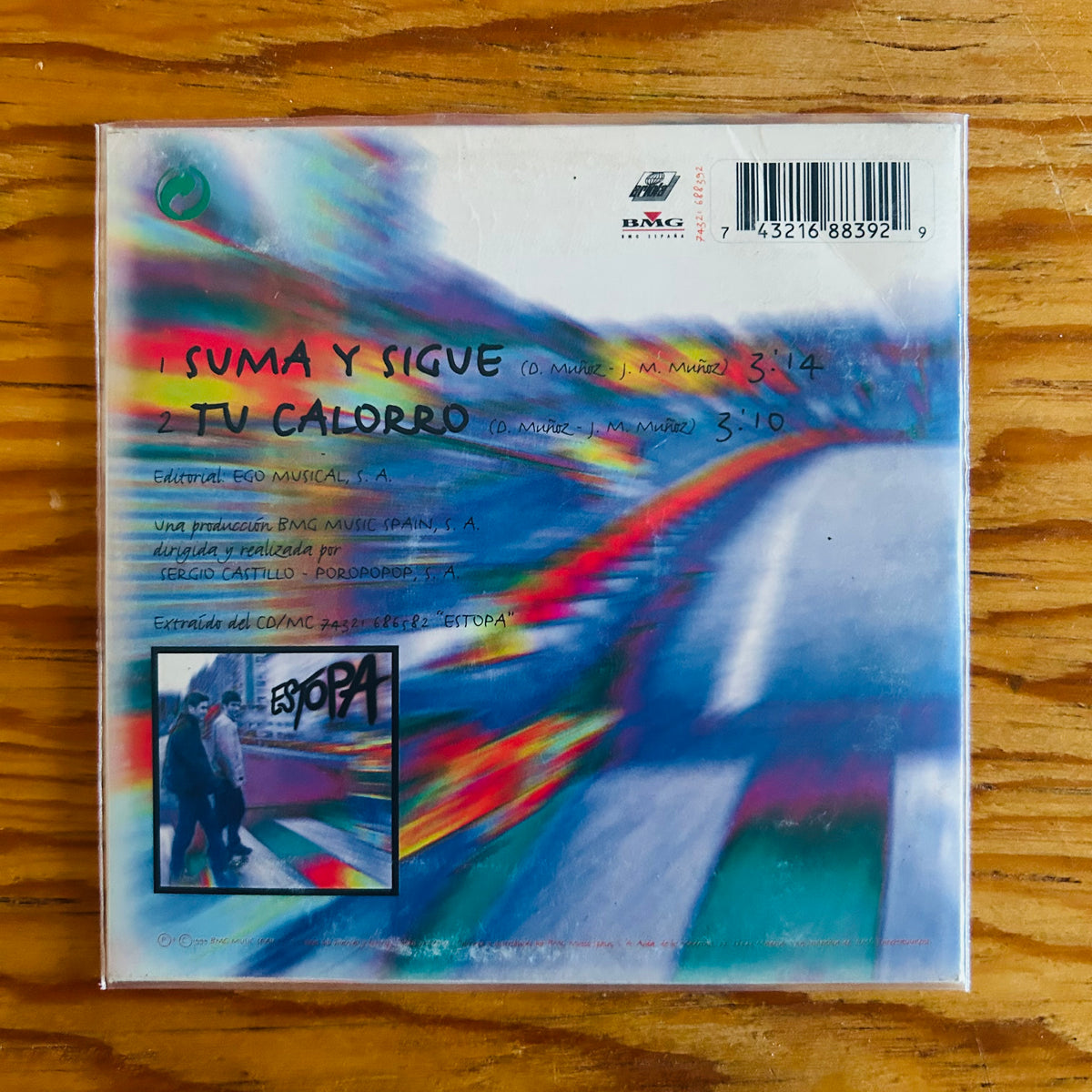 SUMA Y SIGUE TU CALORRO (CD SINGLE)