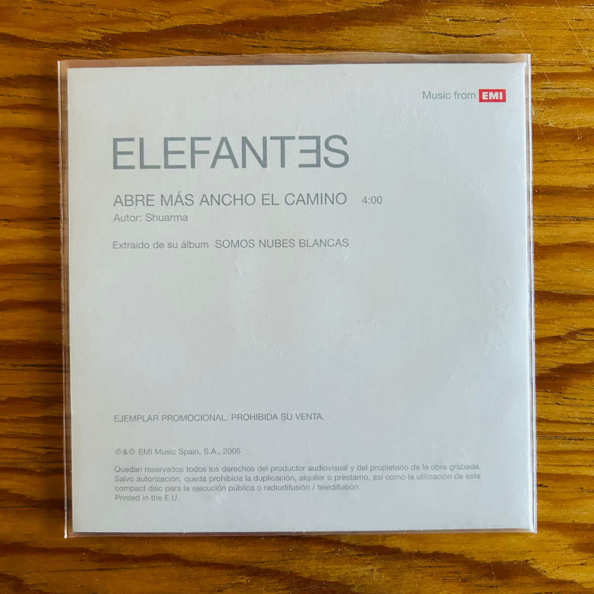 ABRE MÁS ANCHO EL CAMINO (CD SINGLE)