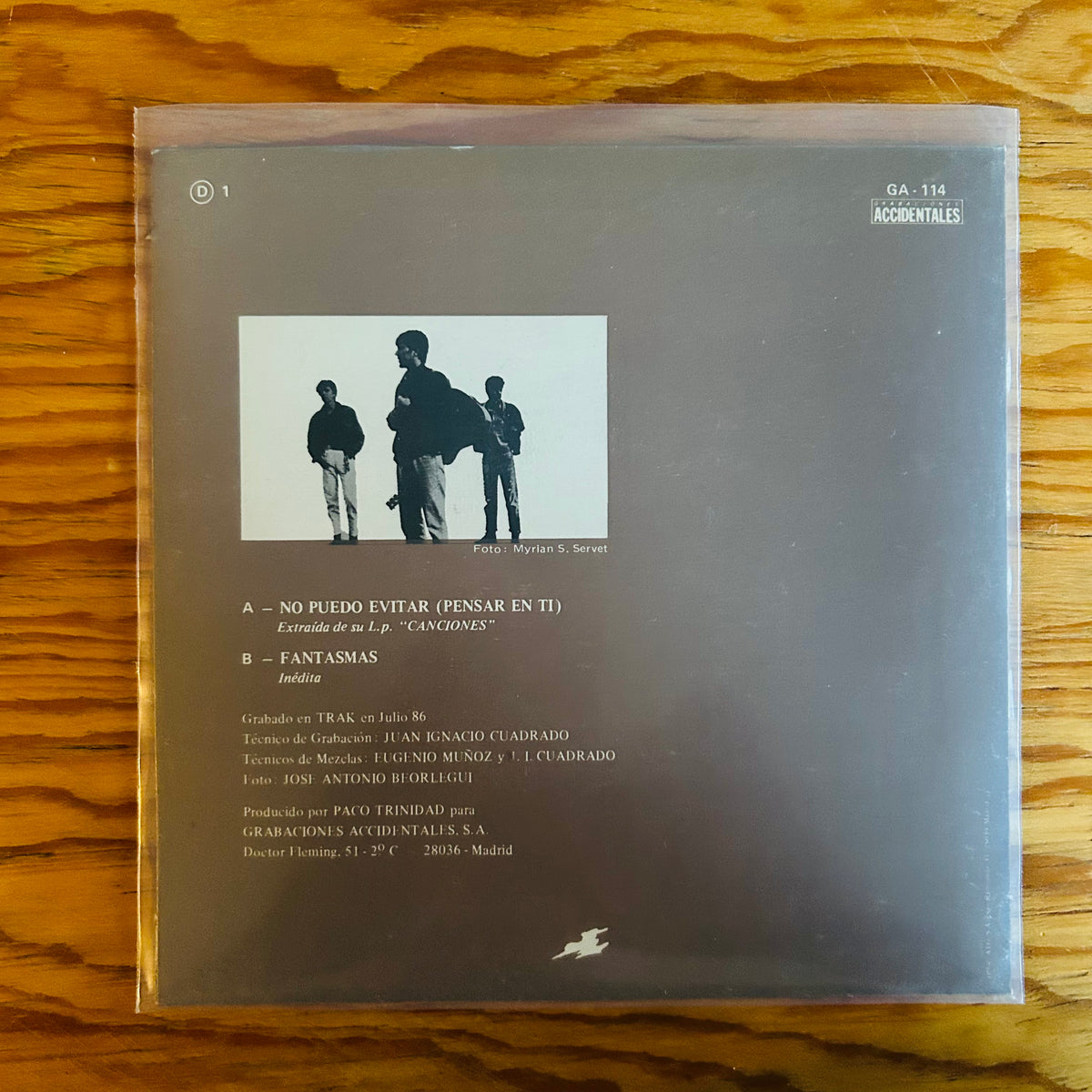 NO PUEDO EVITAR (PENSAR EN TI) (VINILO SINGLE 7”)
