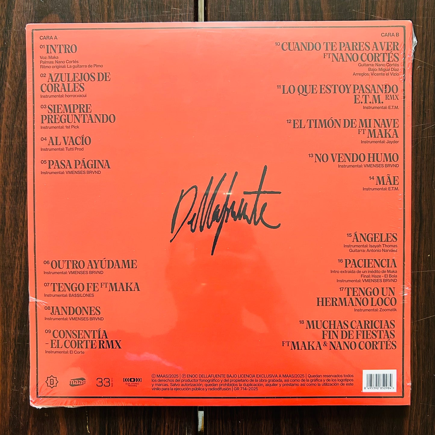 AZULEJOS DE CORALES (VINILO COLOR SILVER BULLET)