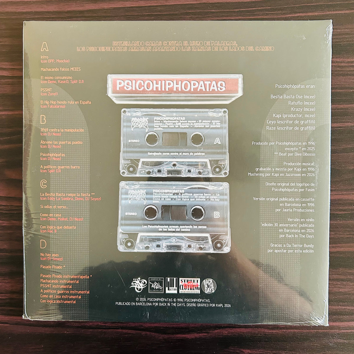 PSICOHIPHOPATAS (VINILO DOBLE)