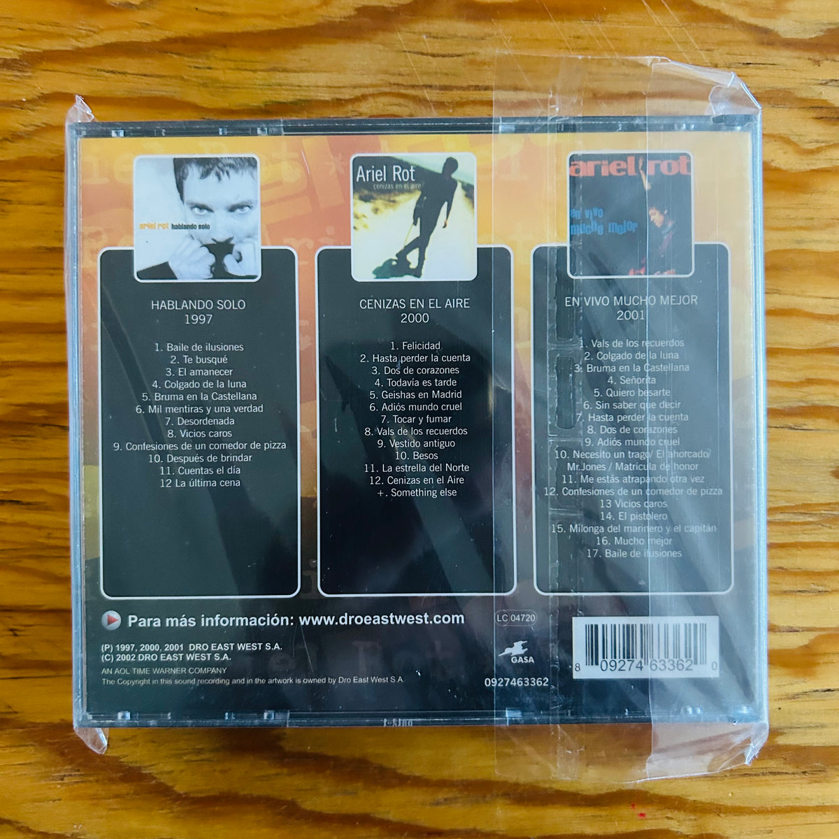 ARIEL ROT DISCOGRAFÍA BÁSICA (CD TRIPLE) (2DA MANO)