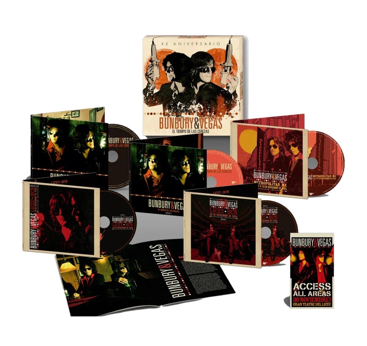 EL TIEMPO DE LAS CEREZAS XX ANIVERSARIO (BOX SET 5 CDS)