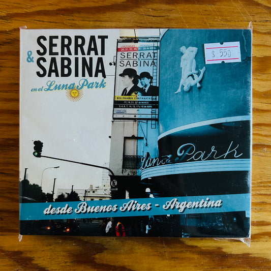 SERRAT Y SABINA EN EL LUNA PARK (CD + DVD) (2DA MANO)