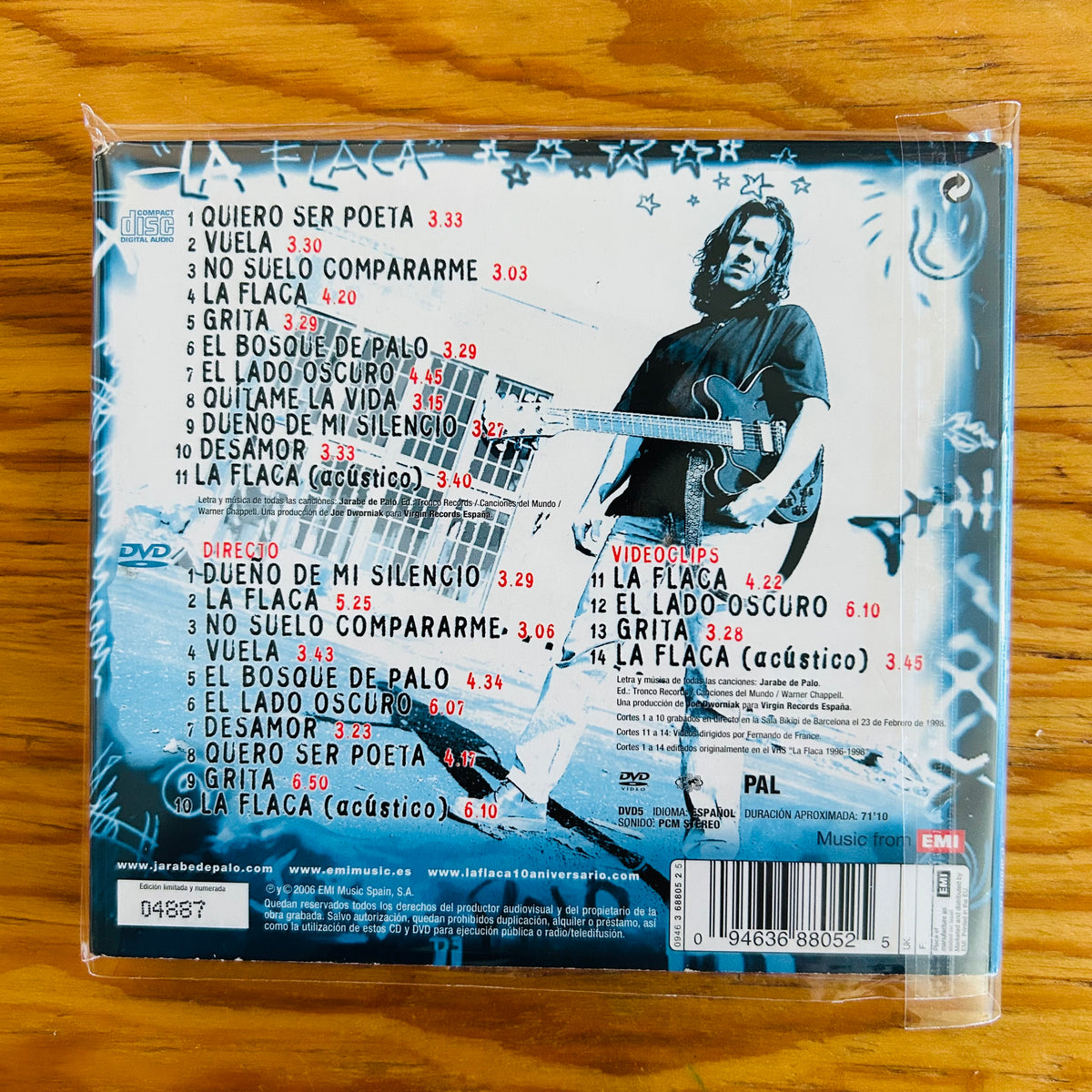 LA FLACA (CD + DVD) (2DA MANO)