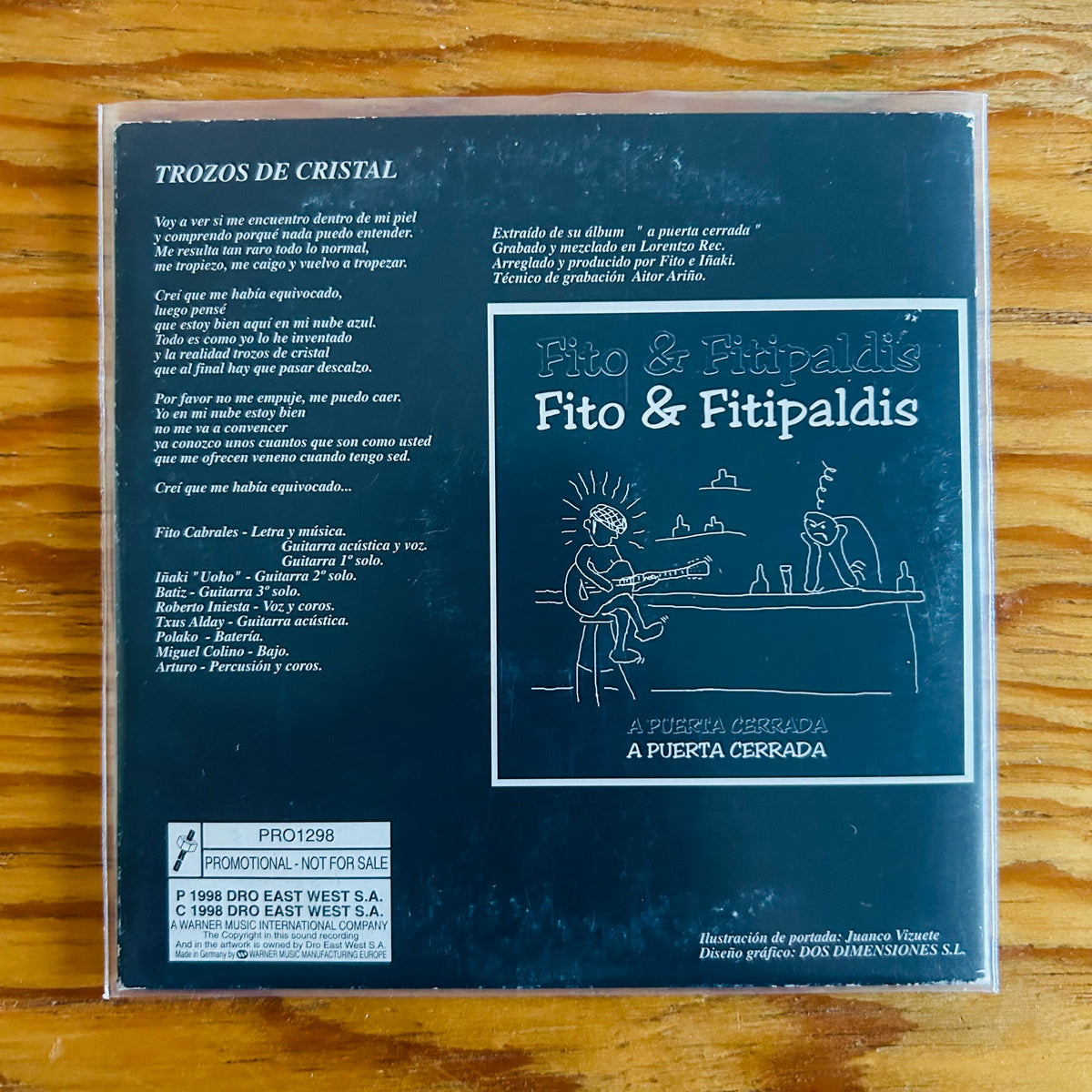 TROZOS DE CRISTAL (CD SINGLE)