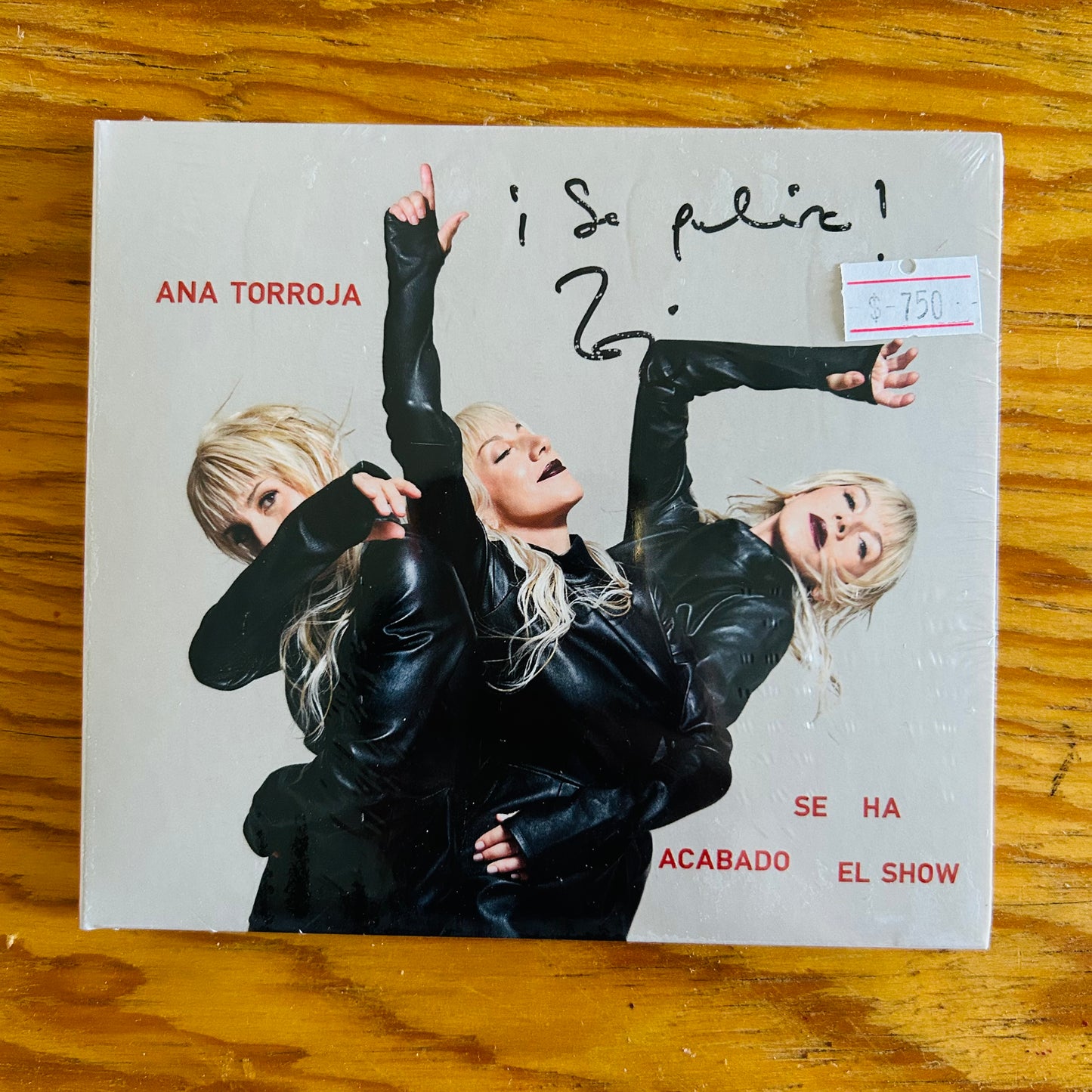 SE HA ACABADO EL SHOW (CD FIRMADO)