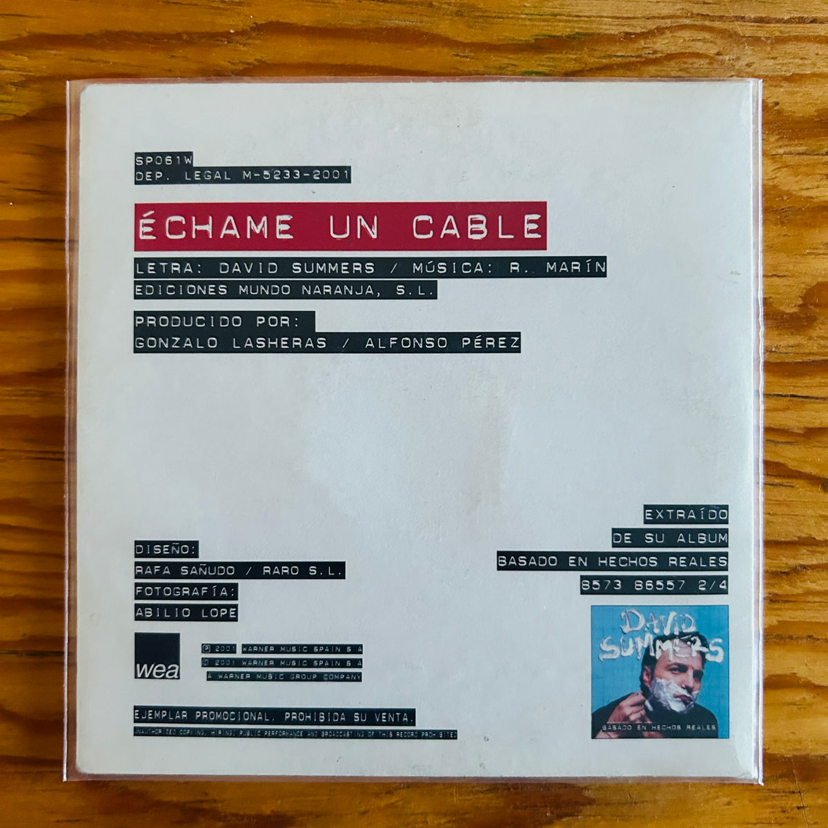 ÉCHAME UN CABLE (CD SINGLE)