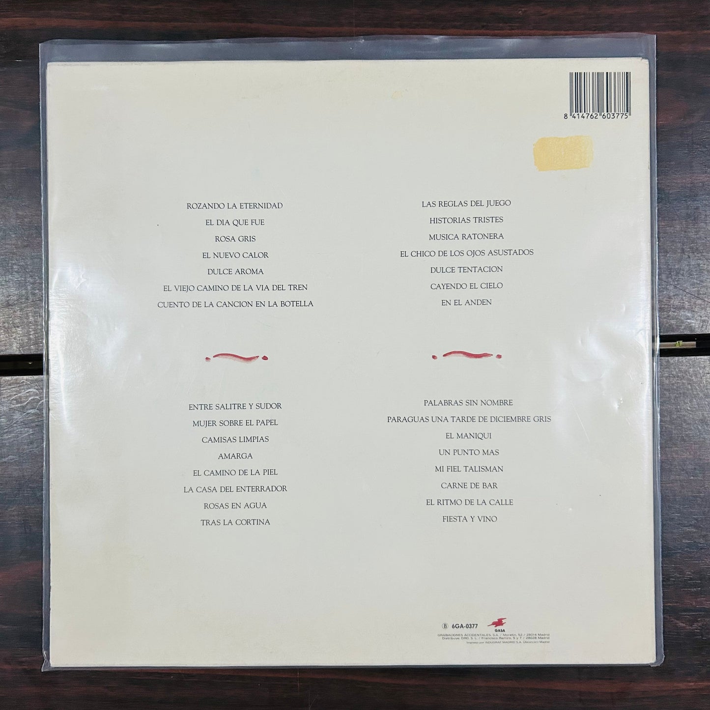 AUTOBIOGRAFÍA (VINILO DOBLE) (2DA MANO 1ERA EDICIÓN)