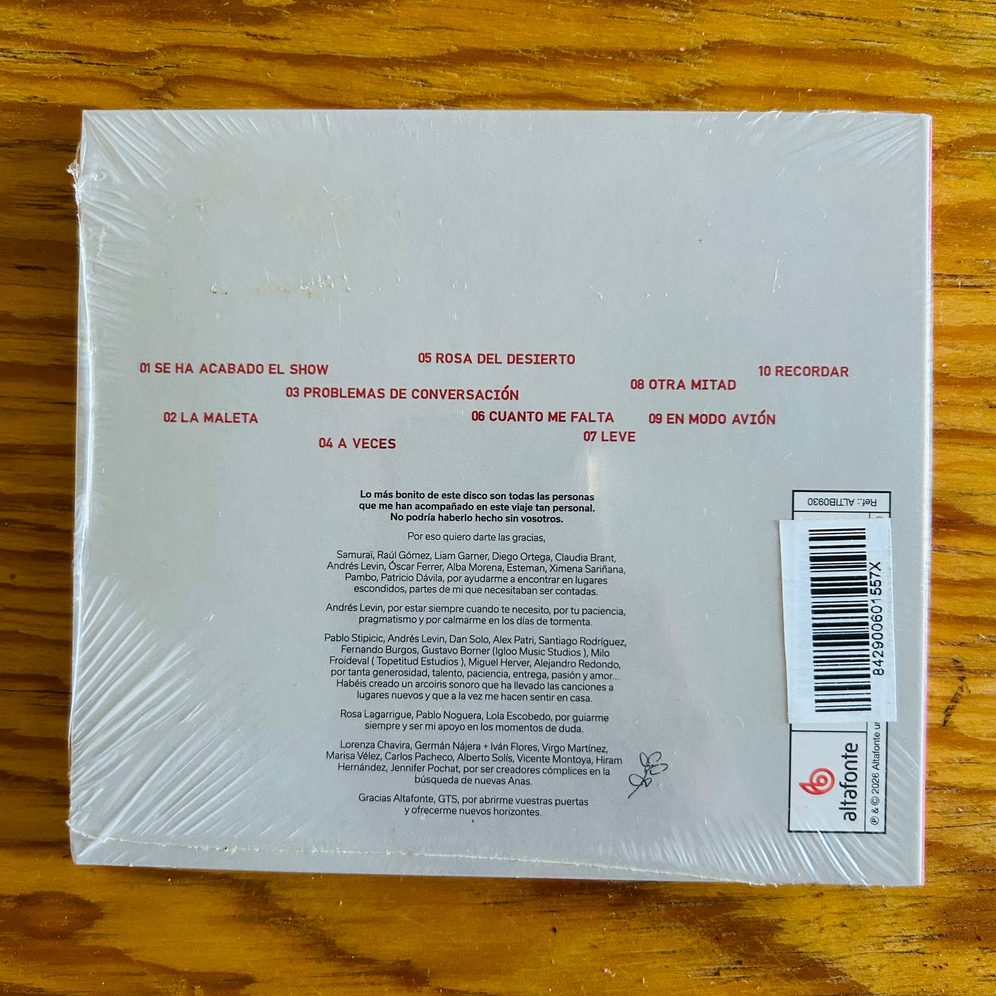 SE HA ACABADO EL SHOW (CD FIRMADO)