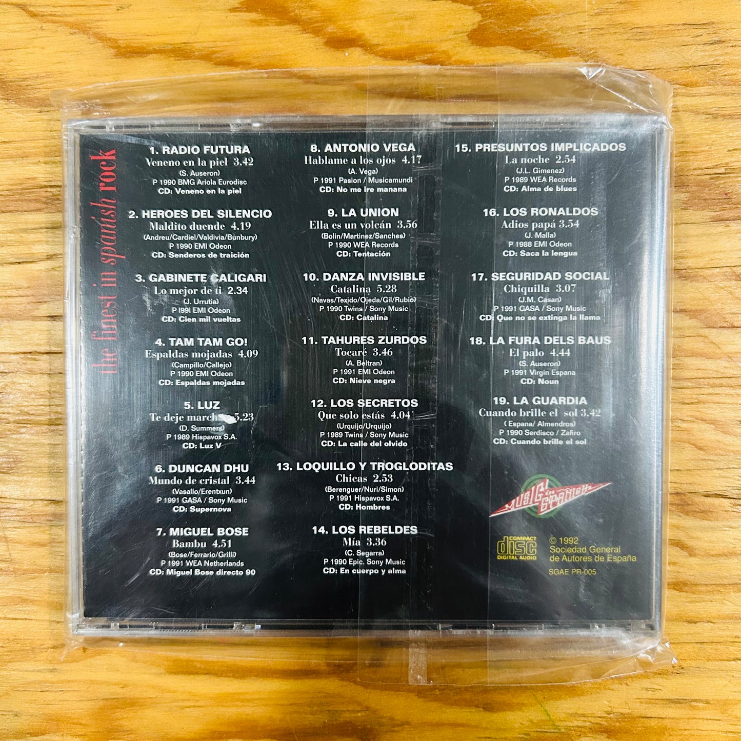 THE FINEST IN SPANISH ROCK 1992 (2DA MANO)