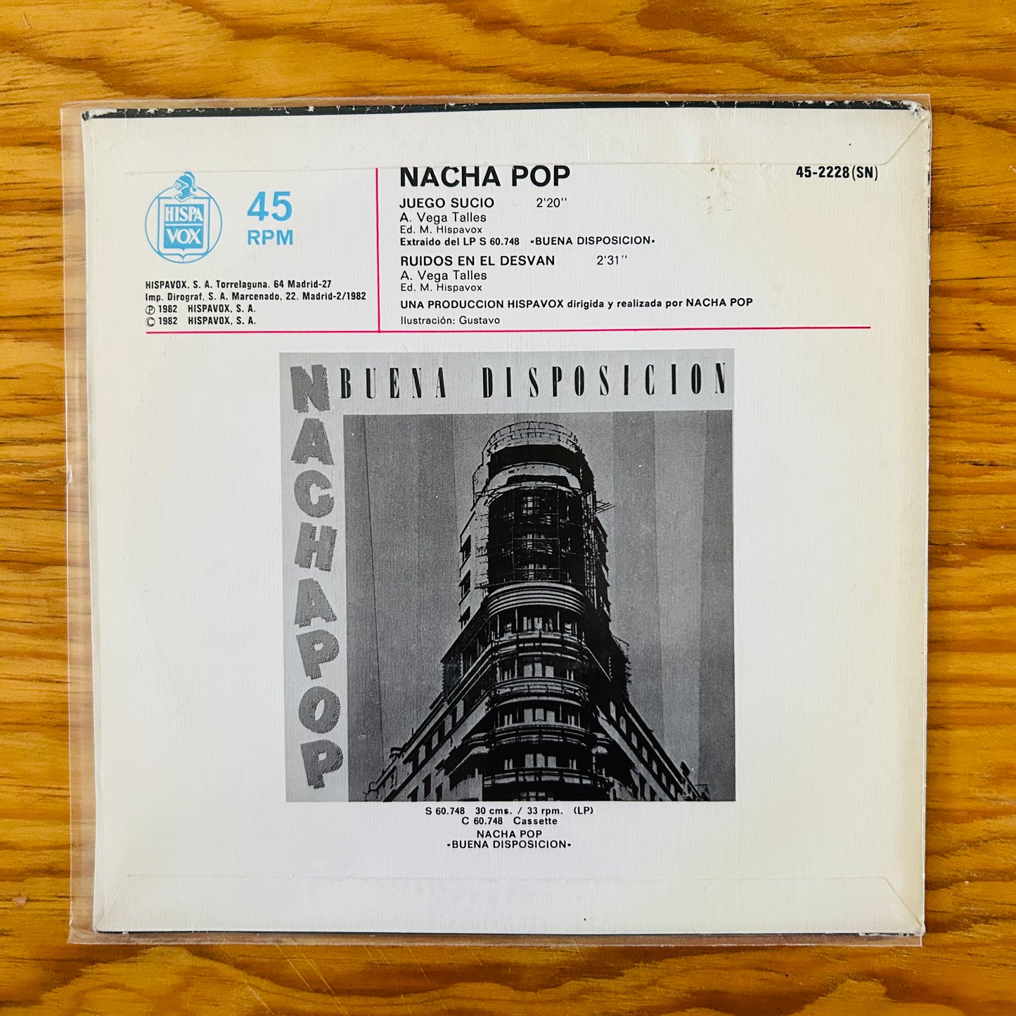 JUEGO SUCIO (VINILO SINGLE 7”) (2DA MANO)