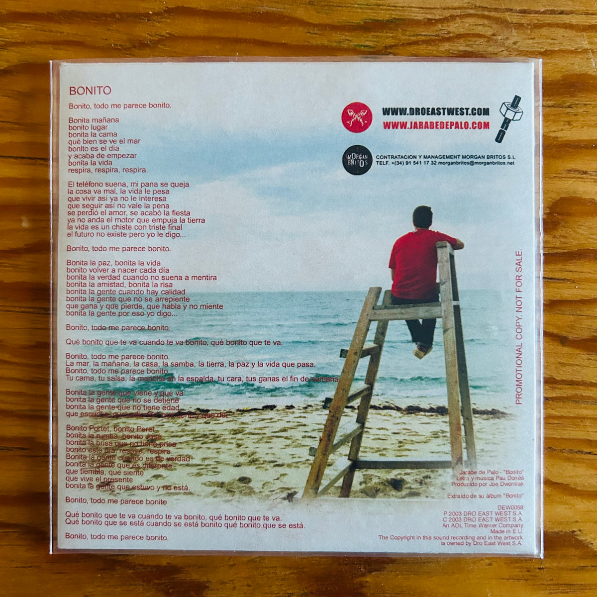 BONITO (CD SINGLE)