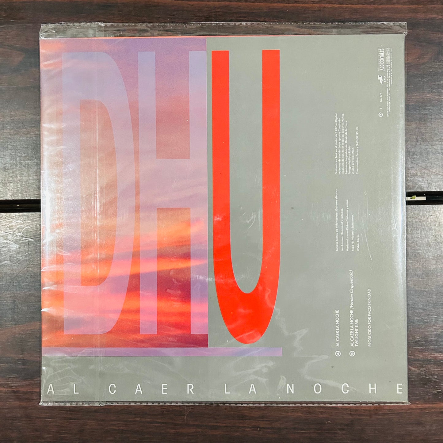 AL CAER LA NOCHE (VINILO MAXI SINGLE) (2DA MANO ÉPOCA)